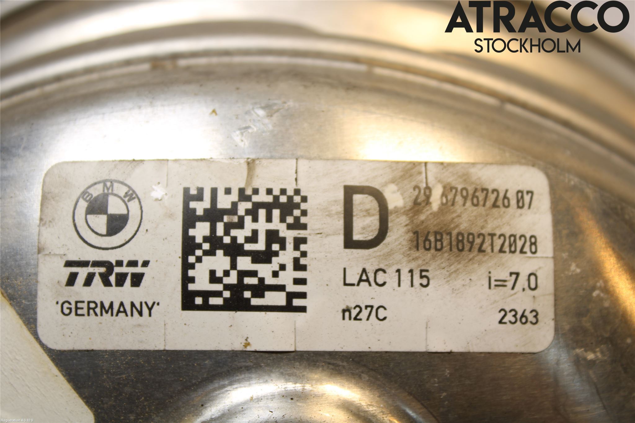 BMW 5 F10/F11/F18 09-17 Bremseservo