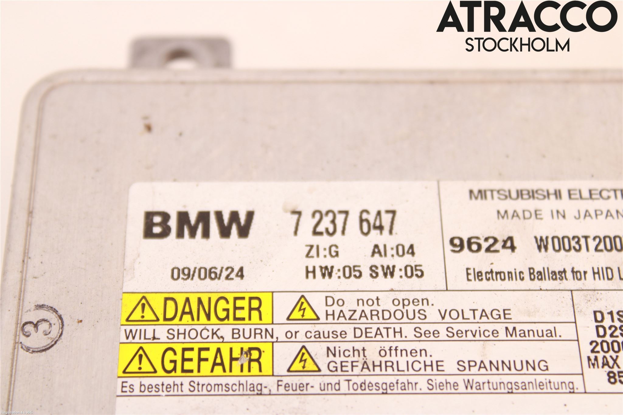 BMW 5 GT F07 09-17 Styreenhet Xenon
