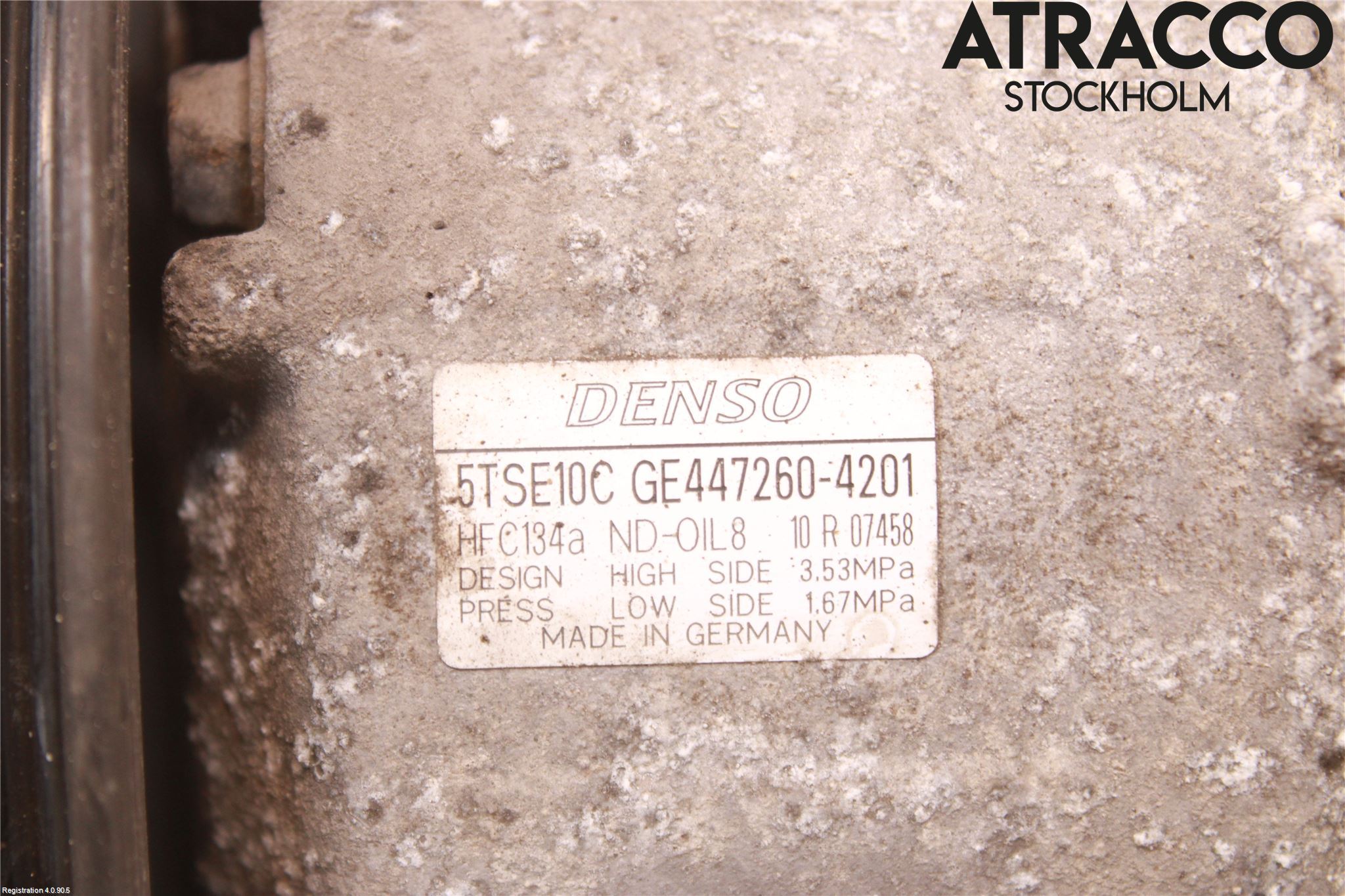 Toyota YARIS XP130 15-20 Varme Ac Kompressor