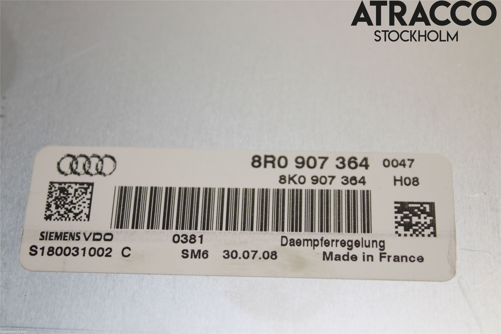 Audi Q5 09-16 Styreenhet Fjæring