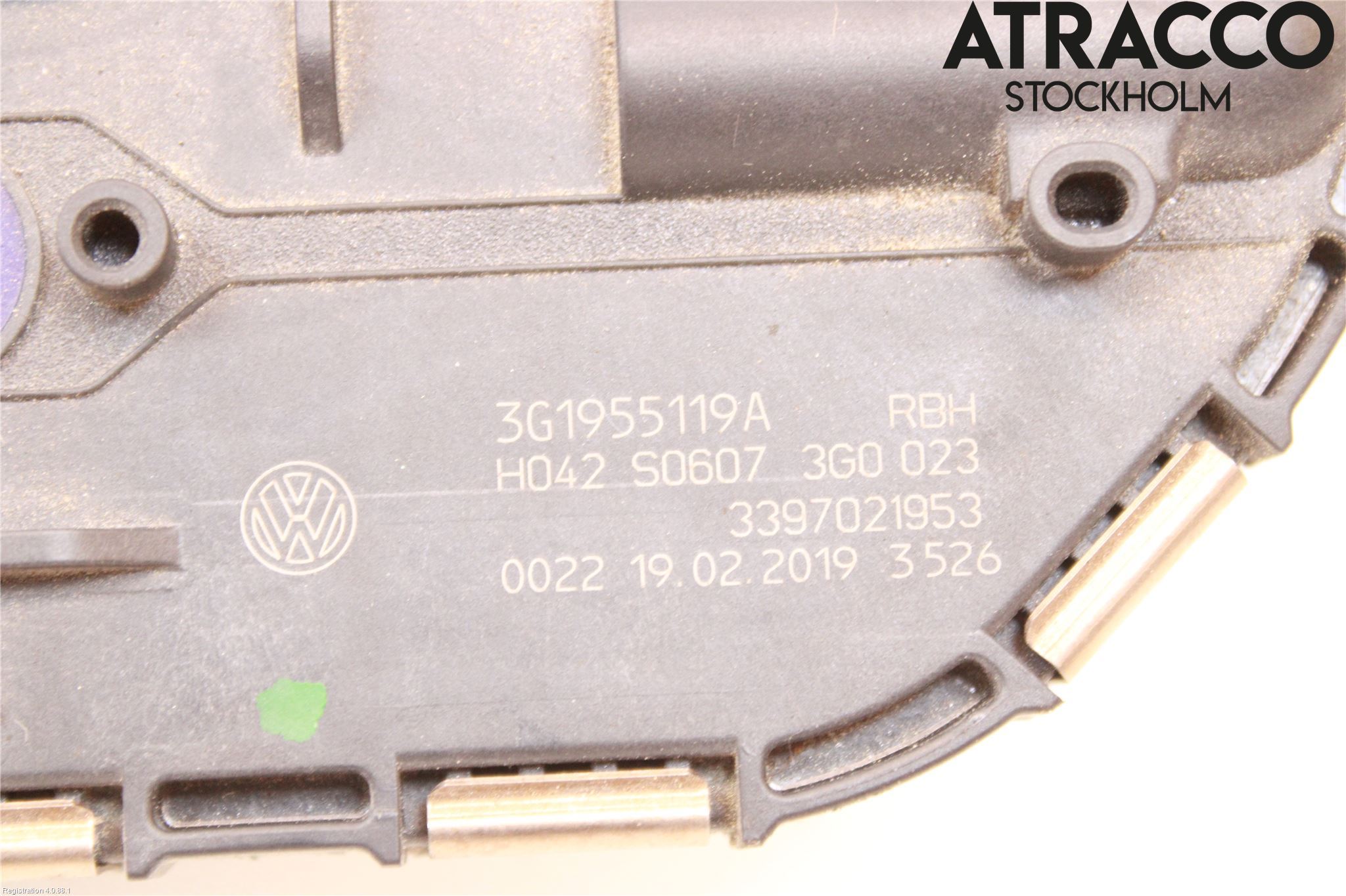 Volkswagen VW PASSAT 15-19 Viskermotor Frontrute
