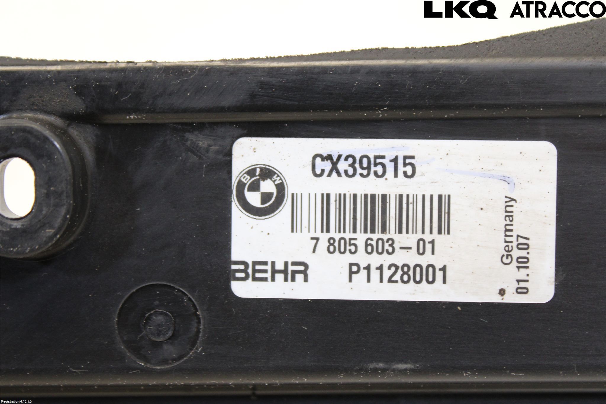 BMW 5 E60/61 Sed/Tou 02-10 Radiator Feste - Ramme - Bjelk