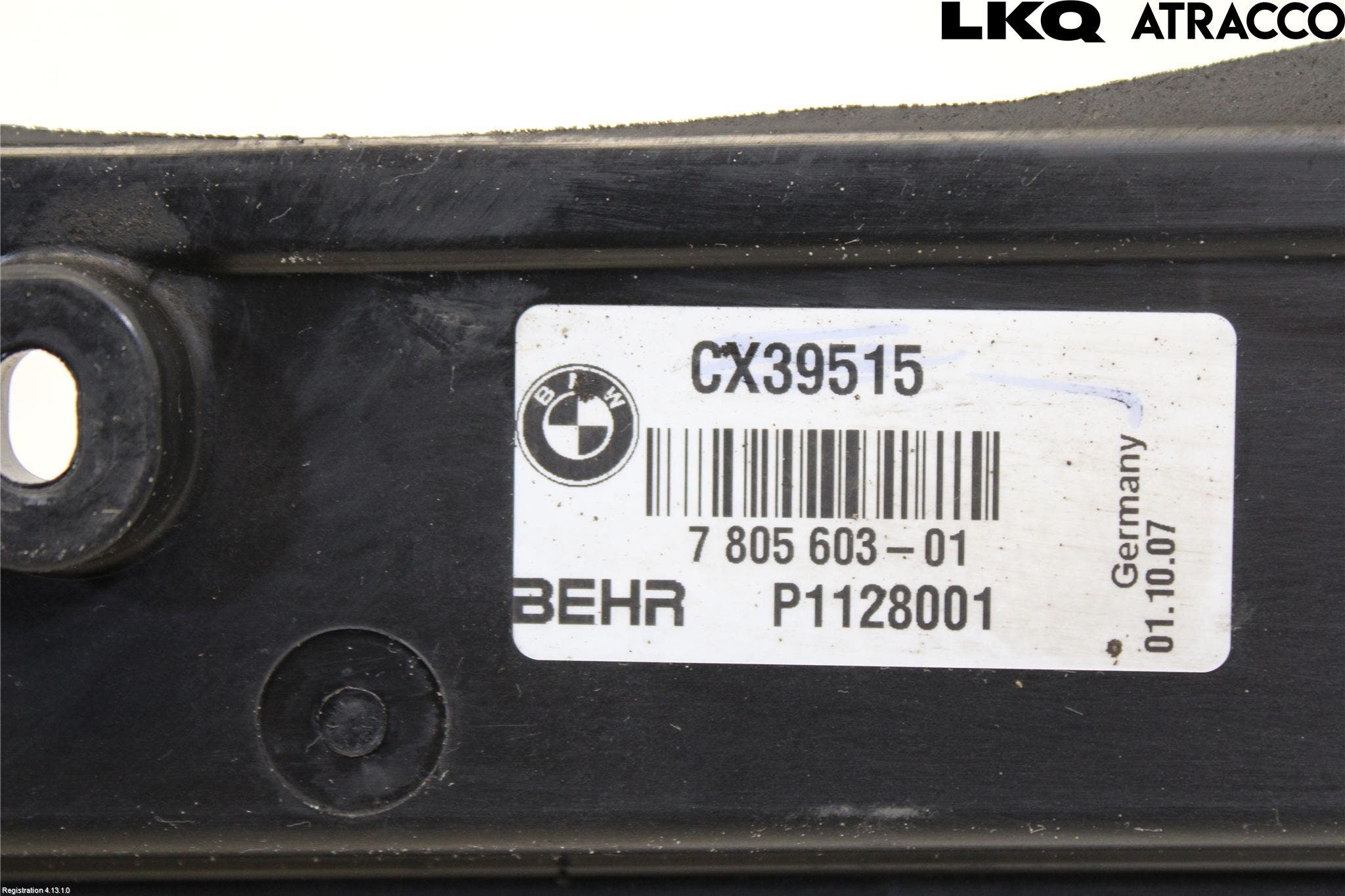 BMW 5 E60/61 Sed/Tou 02-10 Radiator Feste - Ramme - Bjelk
