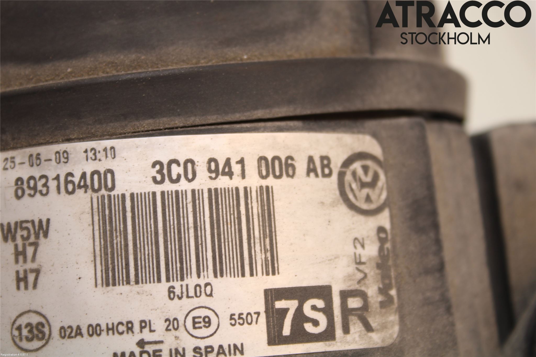 Volkswagen VW PASSAT 05-11 Frontlykt Høyre