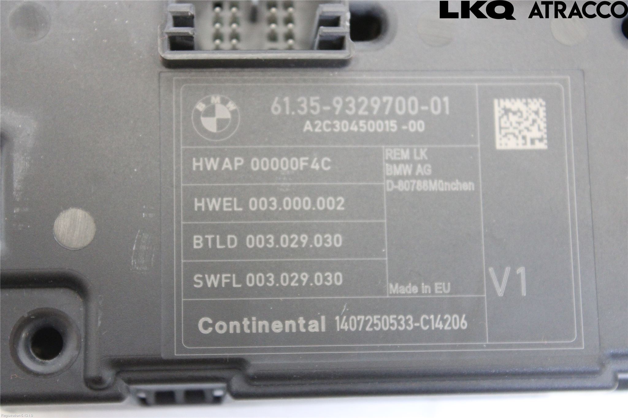 BMW 3 F30/F31/F80 12-19 Sikringsboks - Elsentral