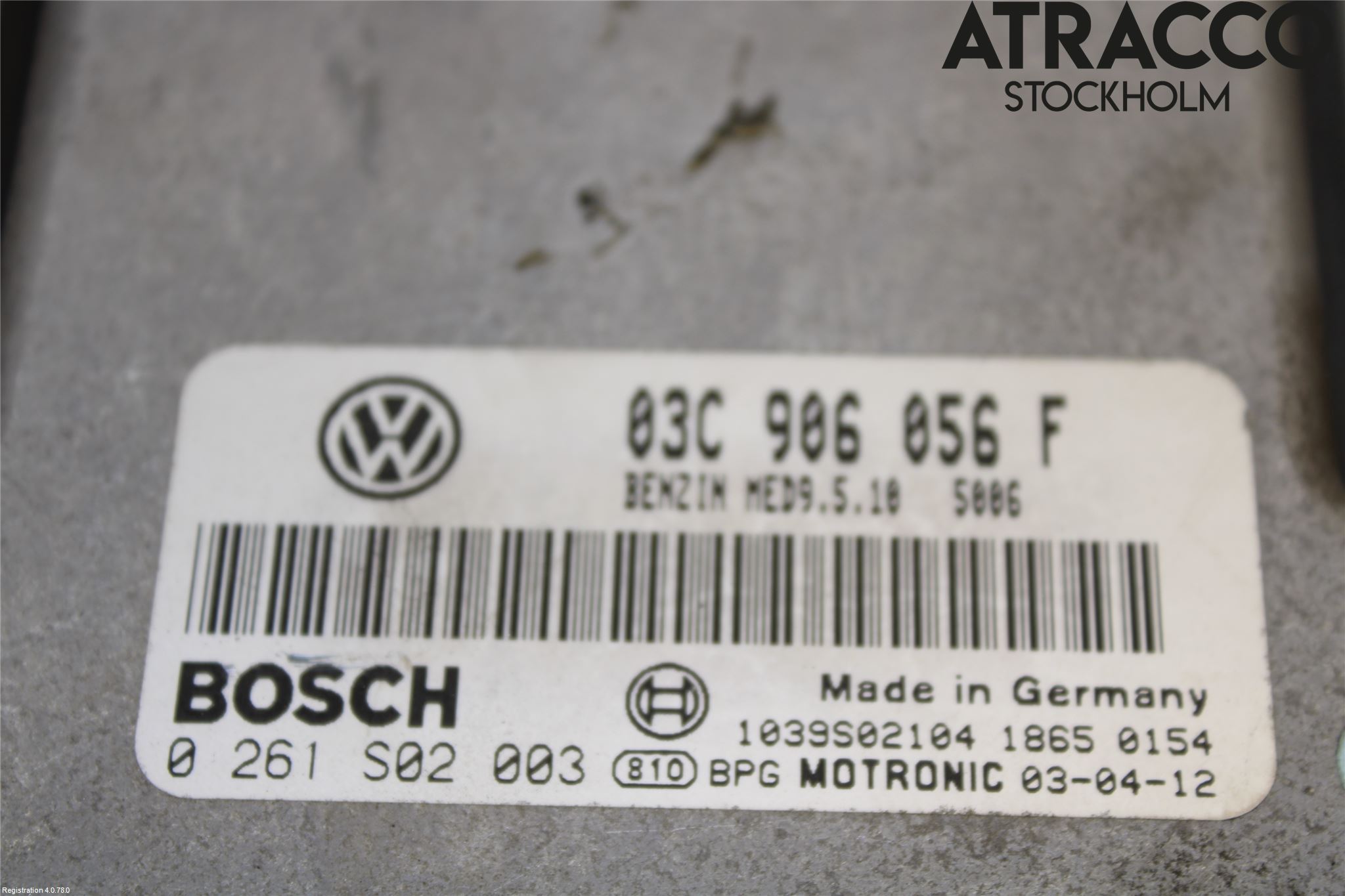 Volkswagen VW TOURAN 03-10 Styreenhet Innsprøytning