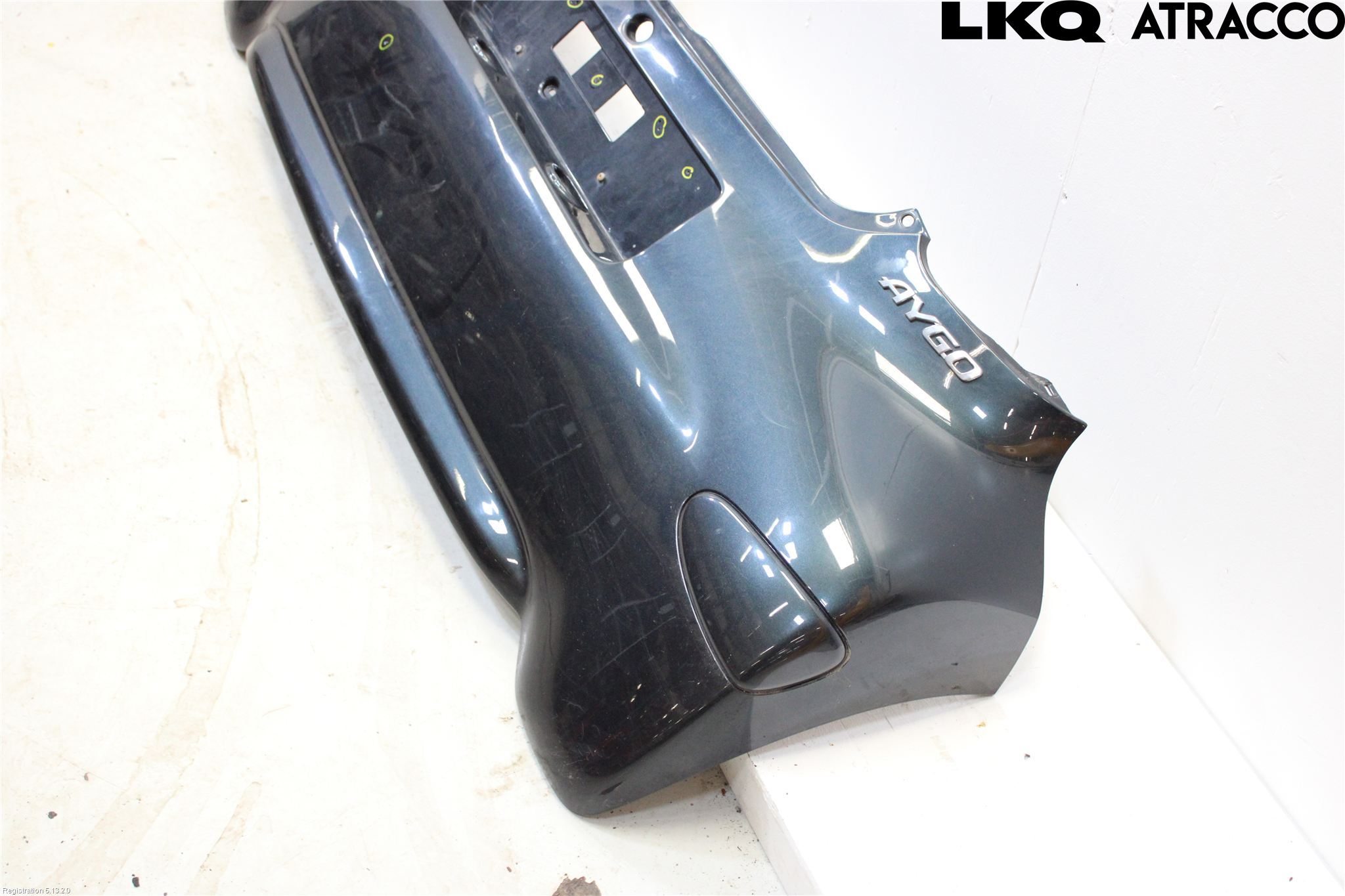 Toyota AYGO 06-14 Støtfanger Bak Overtrekk