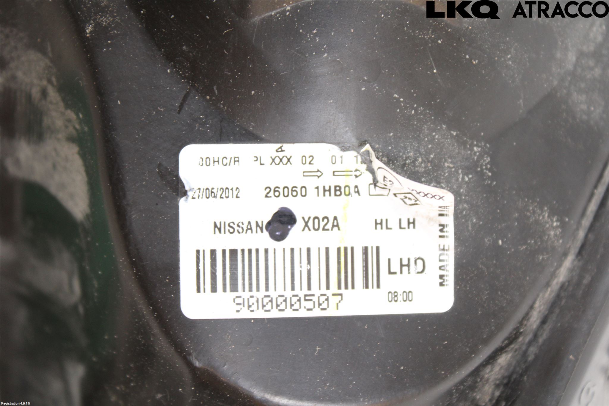 Nissan MICRA 11-16 Frontlykt Venstre