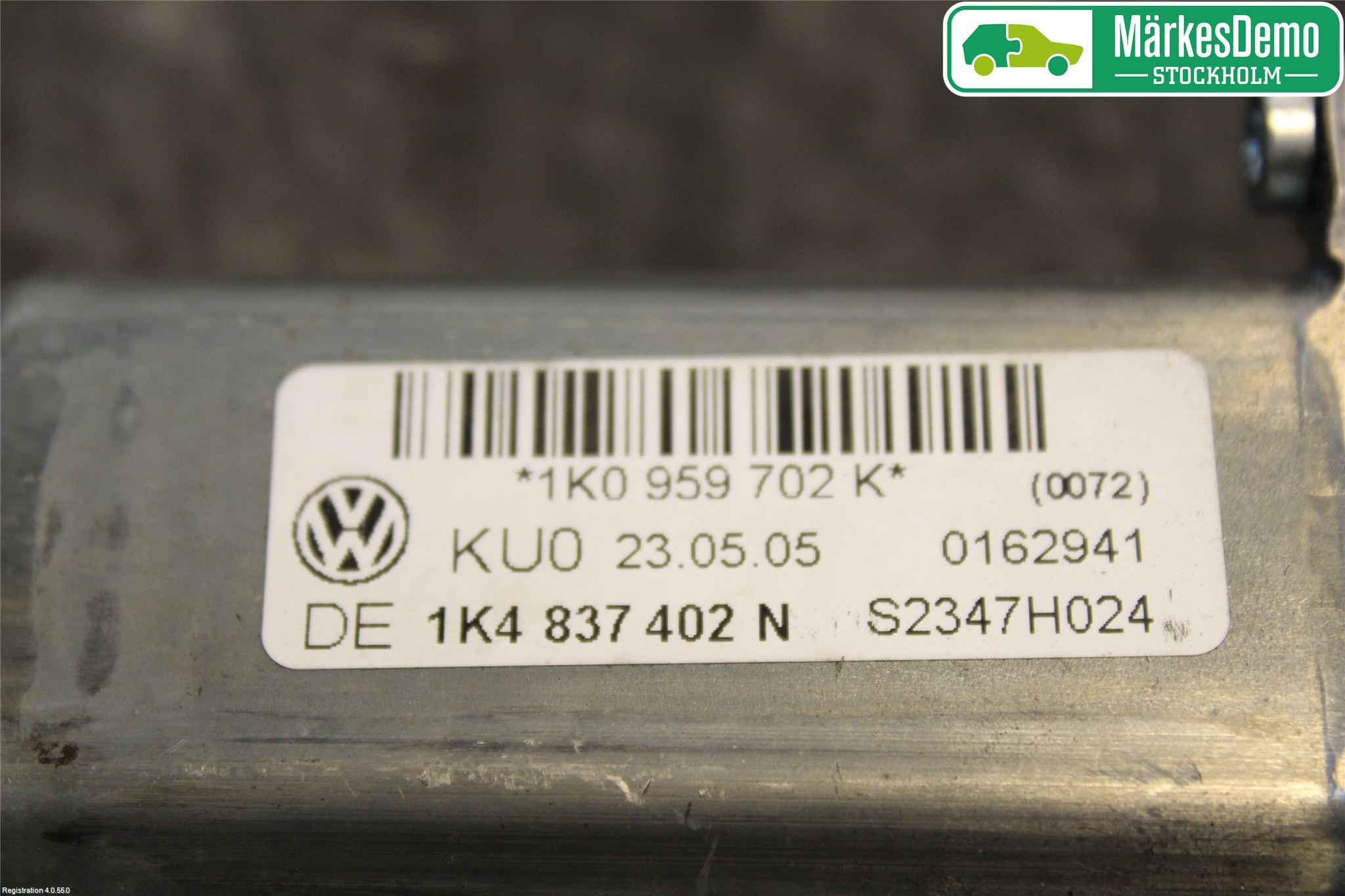 Volkswagen VW GOLF V 04-09 Vindusheismotor