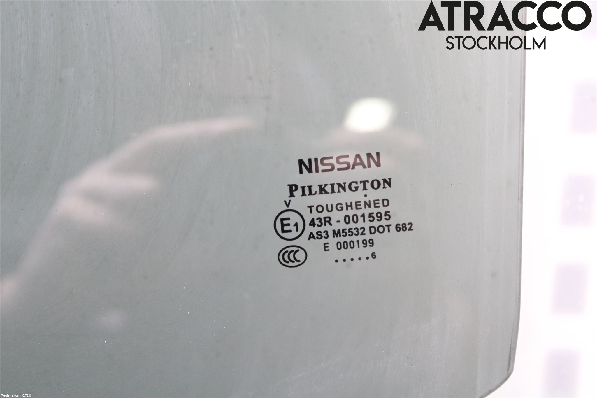 Nissan QASHQAI 14-17 Dørrute Bak Venstre 4Dørs