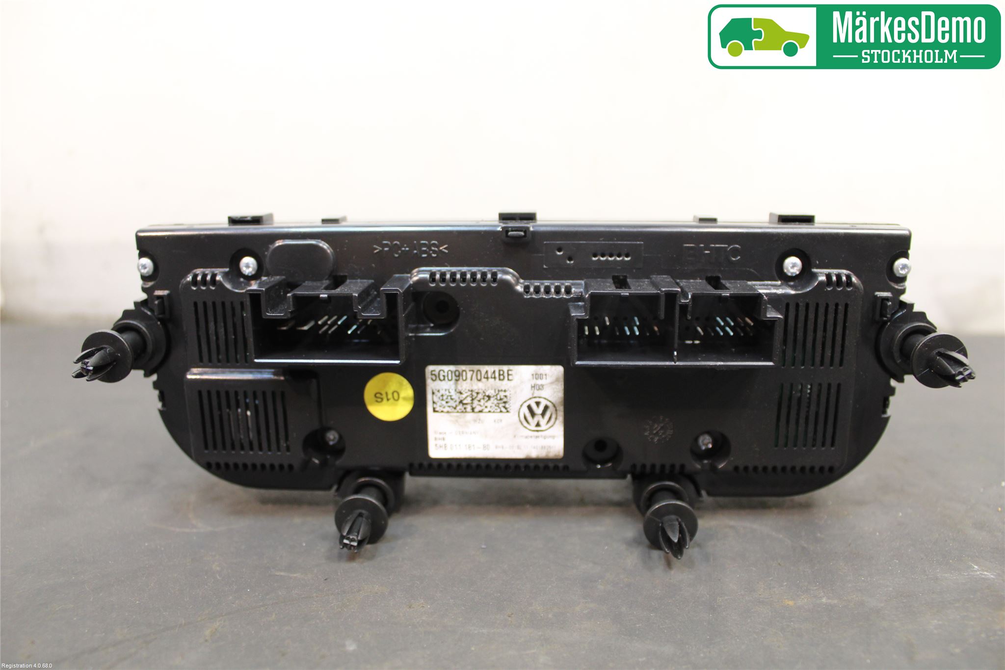 Volkswagen VW GOLF / E-GOLF VII 13-20 Varme Ac Betjening-Display