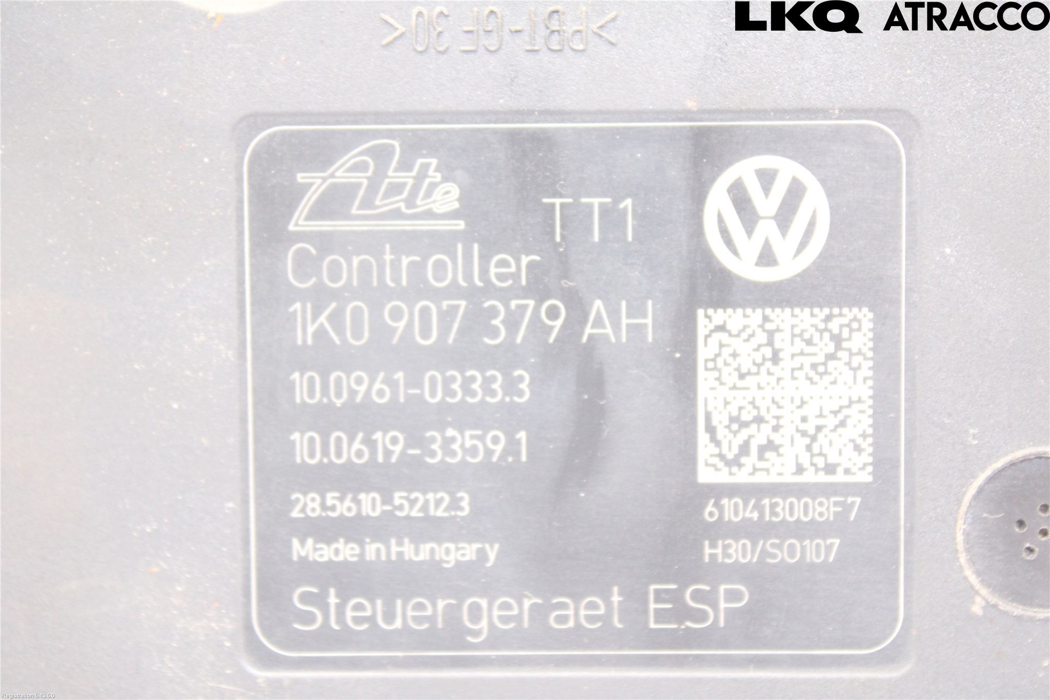 Volkswagen VW GOLF VI 09-13 Abs Hydraulikkaggregat