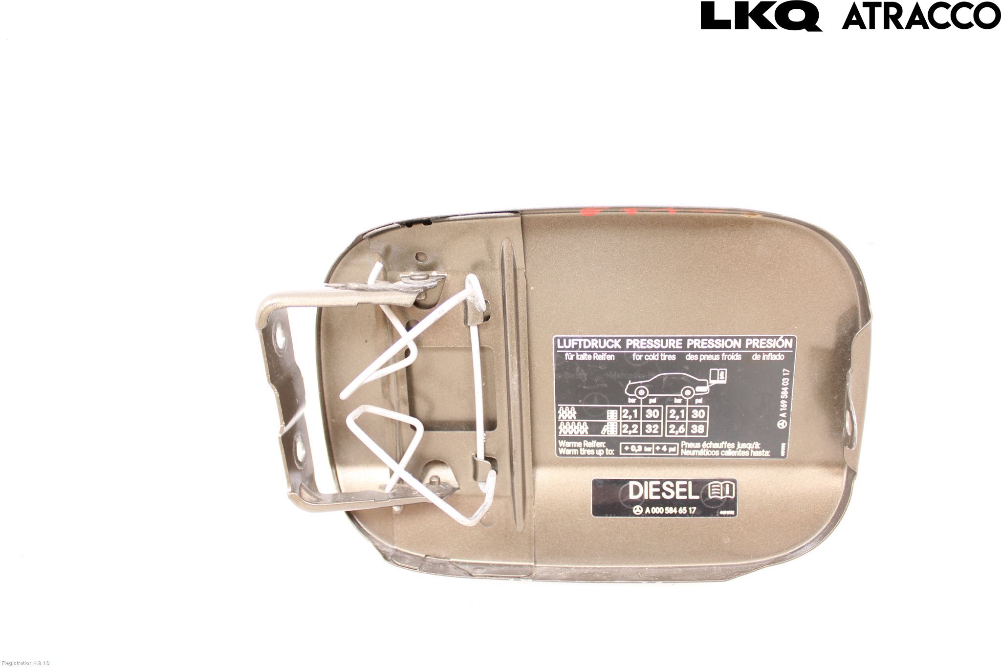 Mercedes-Benz MB A-KLASS (W169) 04-12 Drivstoff Tankluke