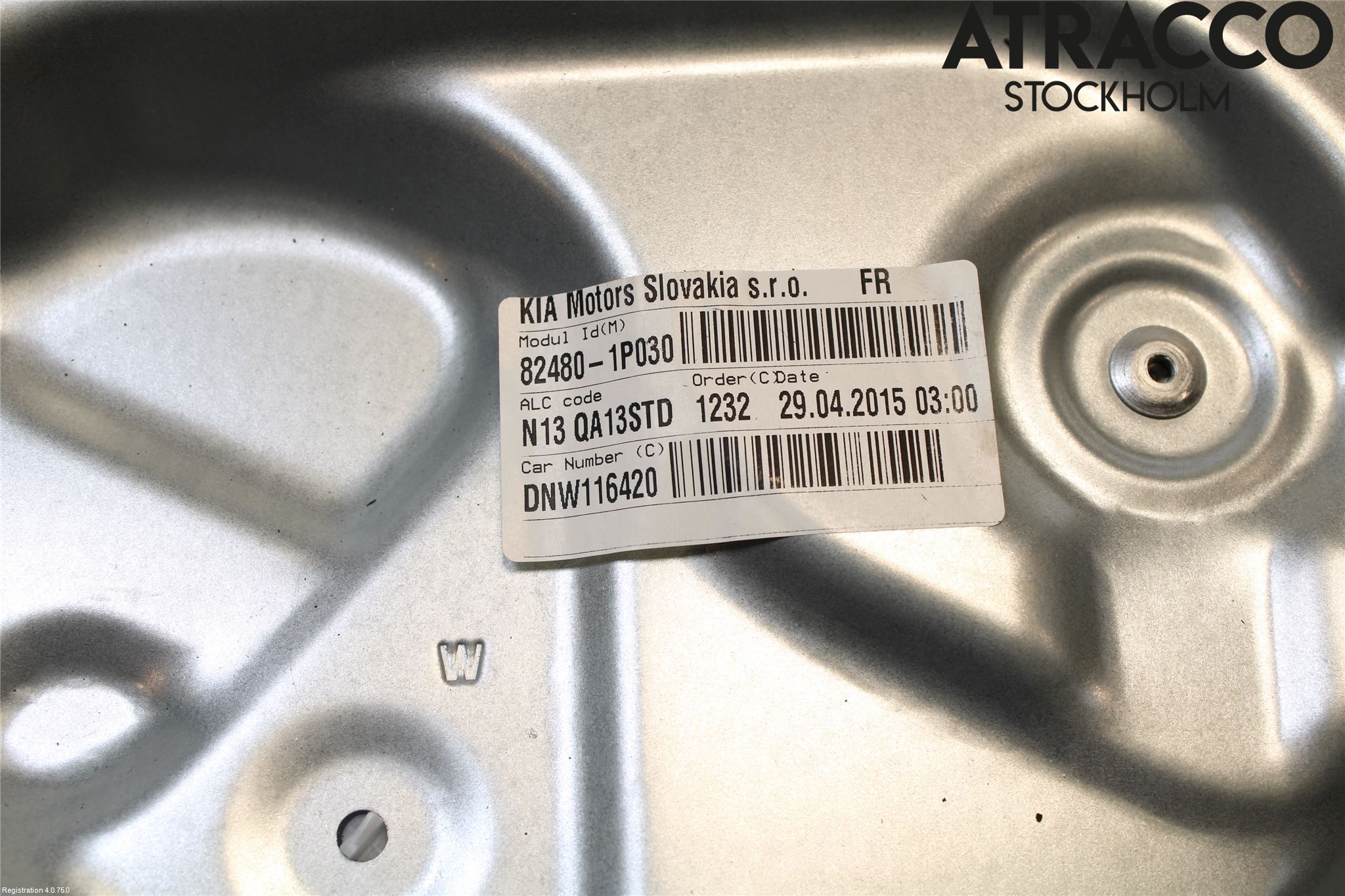 Kia VENGA 10-19 Vindusheis