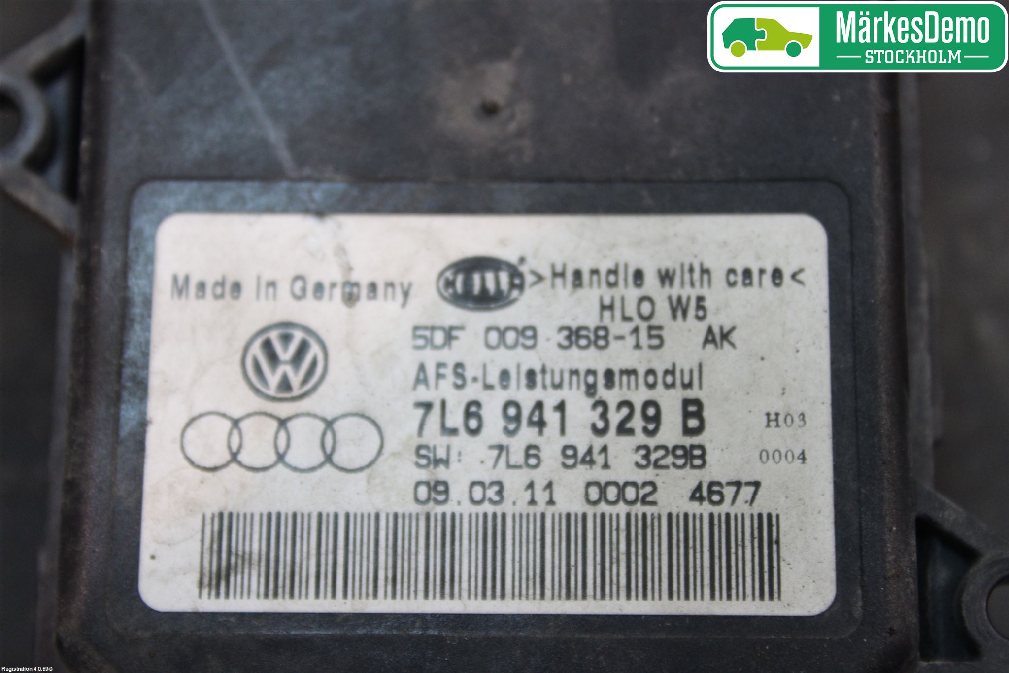 Skoda SUPERB 09-15 Styreenhet Xenon