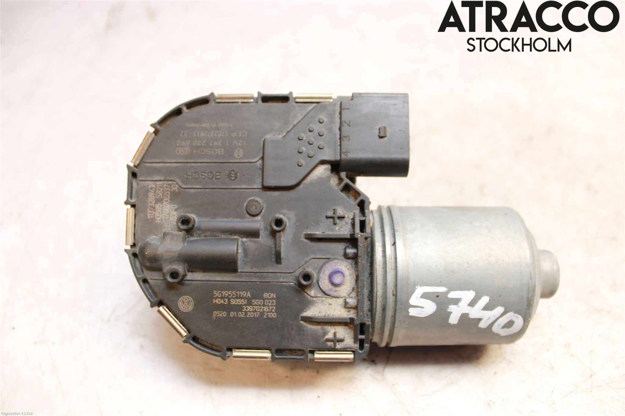 Volkswagen VW GOLF / E-GOLF VII 13-20 Viskermotor Frontrute