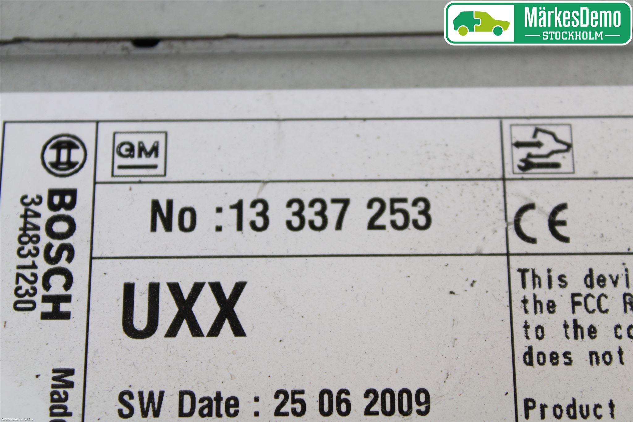 Opel INSIGNIA 09-16 Stereo Radio Med Cd
