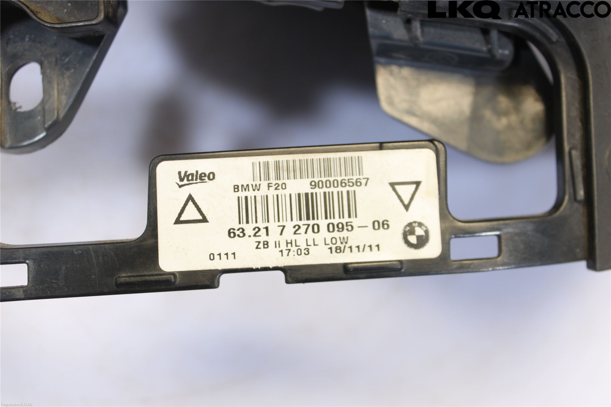 BMW 1 F20/F21 11-19 Baklykt Venstre