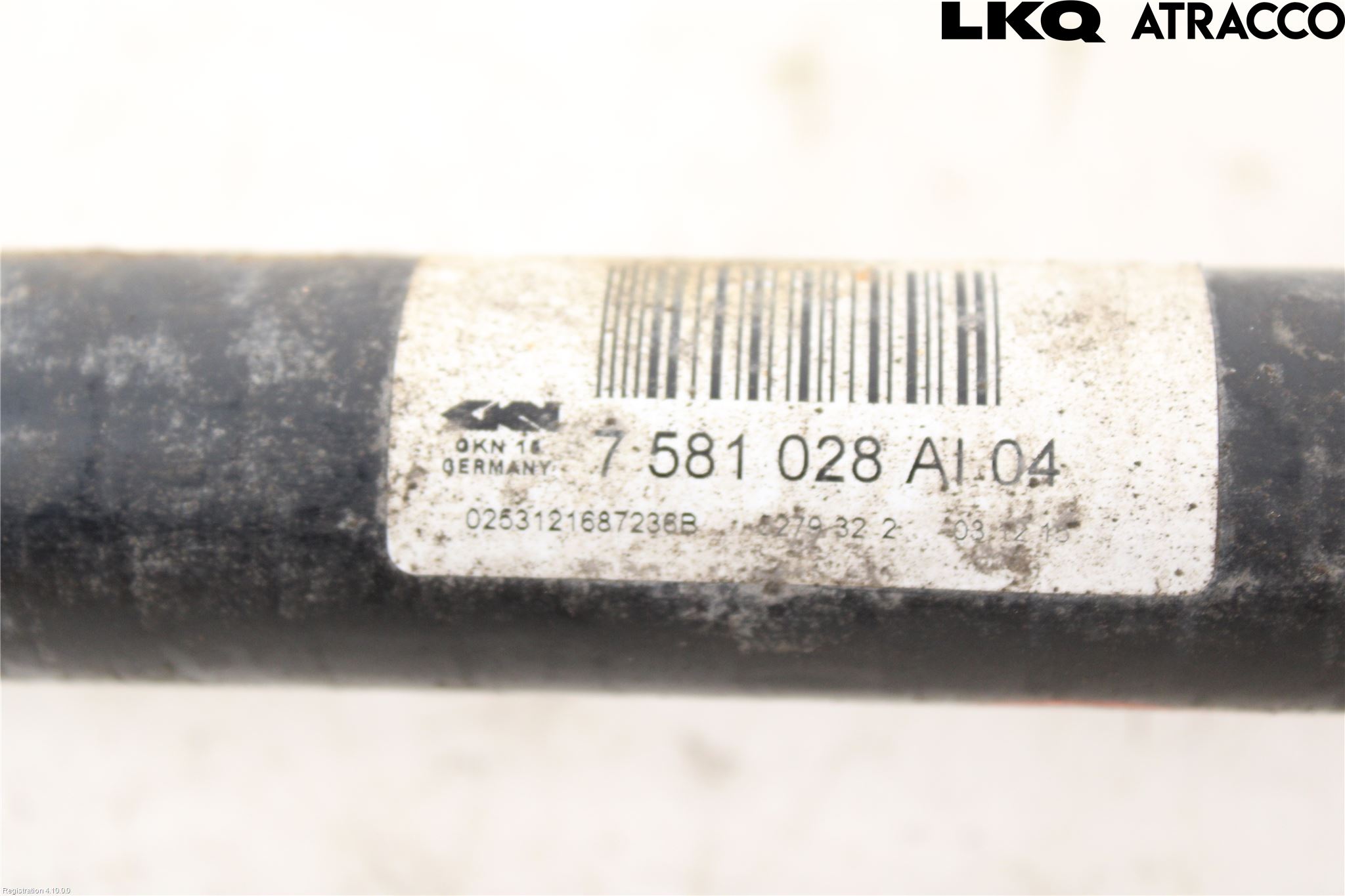 BMW 5 F10/F11/F18 09-17 Drivaksel Bak Kompl Høyre