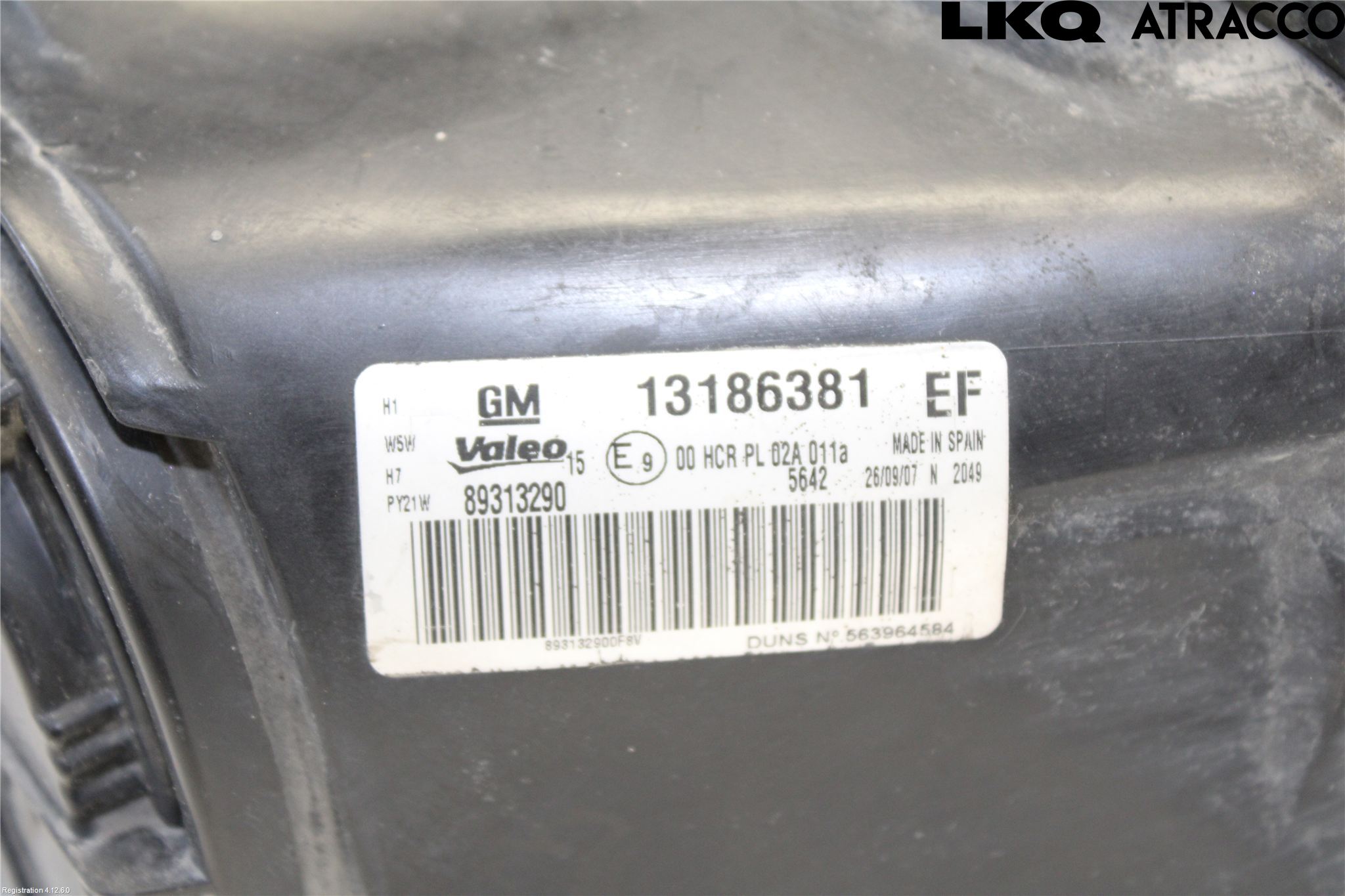 Opel CORSA D 07-14 Frontlykt Venstre