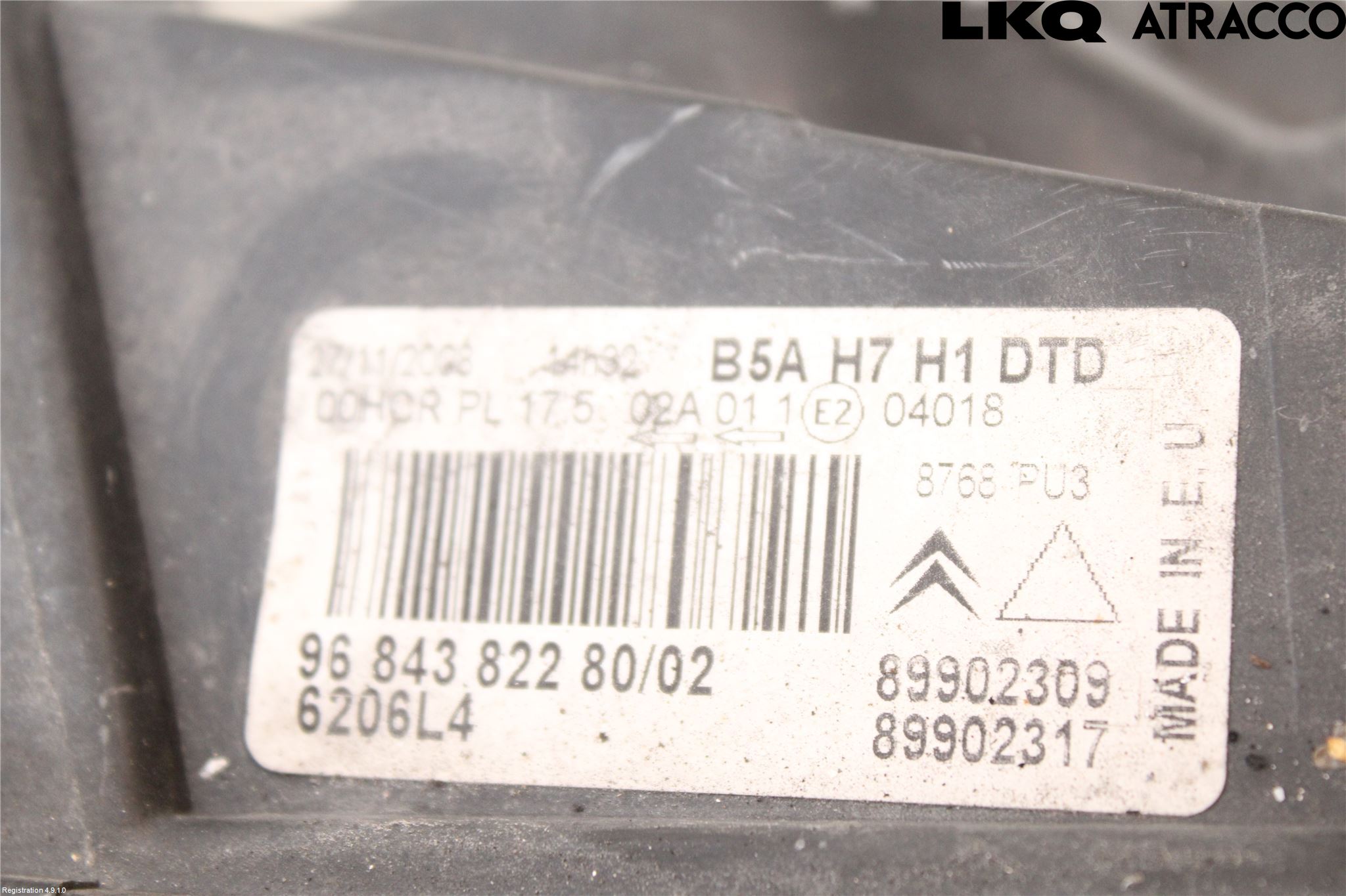 Citroen C4 I   05-10 Frontlykt Høyre