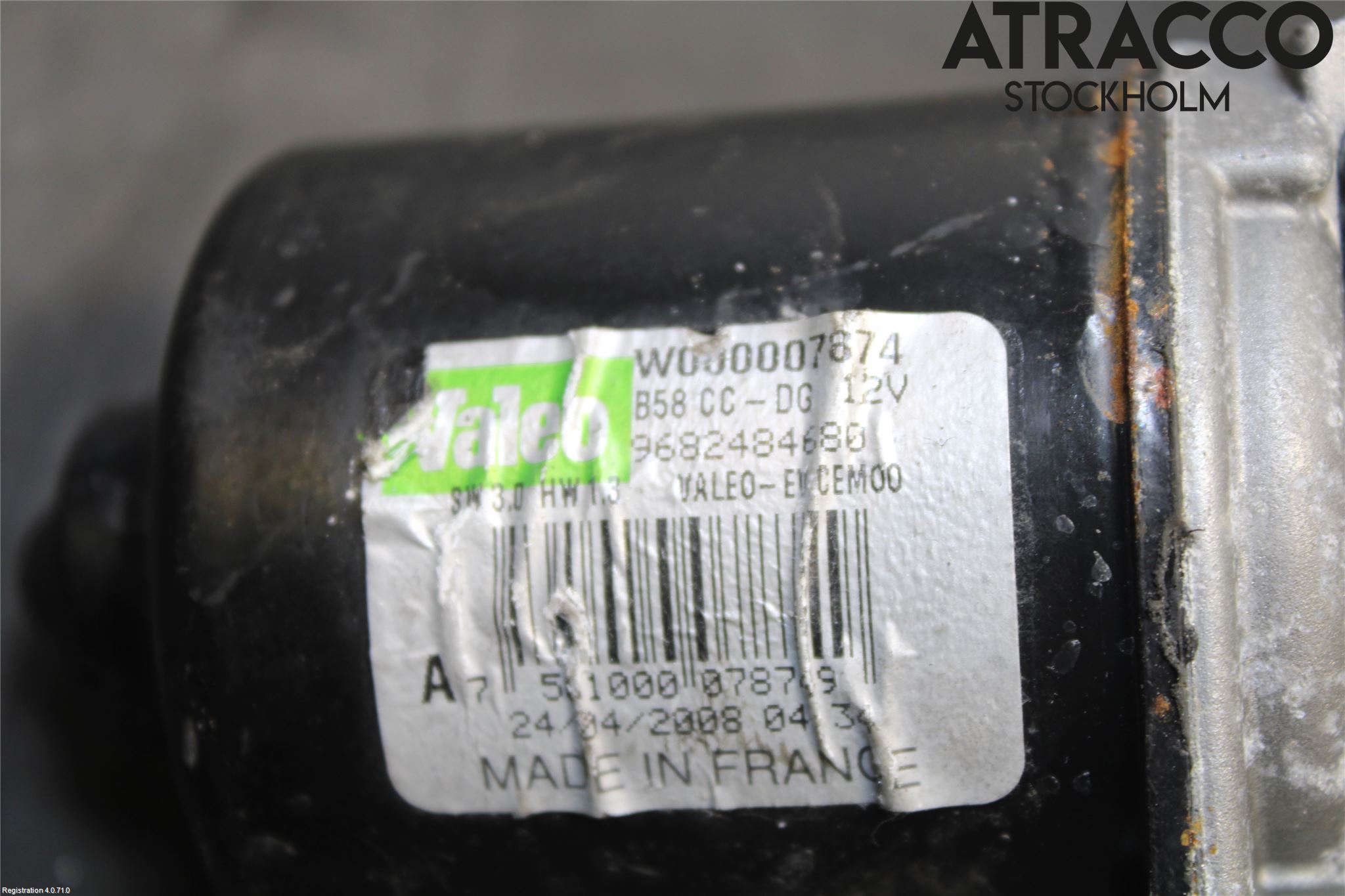 Citroen C4 GRAND PICASSO 07-13 Viskermotor Frontrute