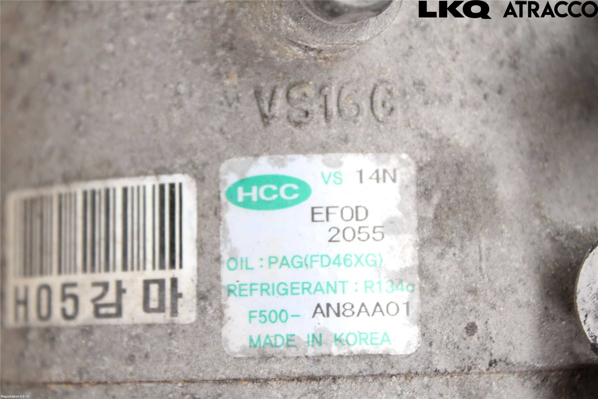 Kia CEED 06-12 Varme Ac Kompressor