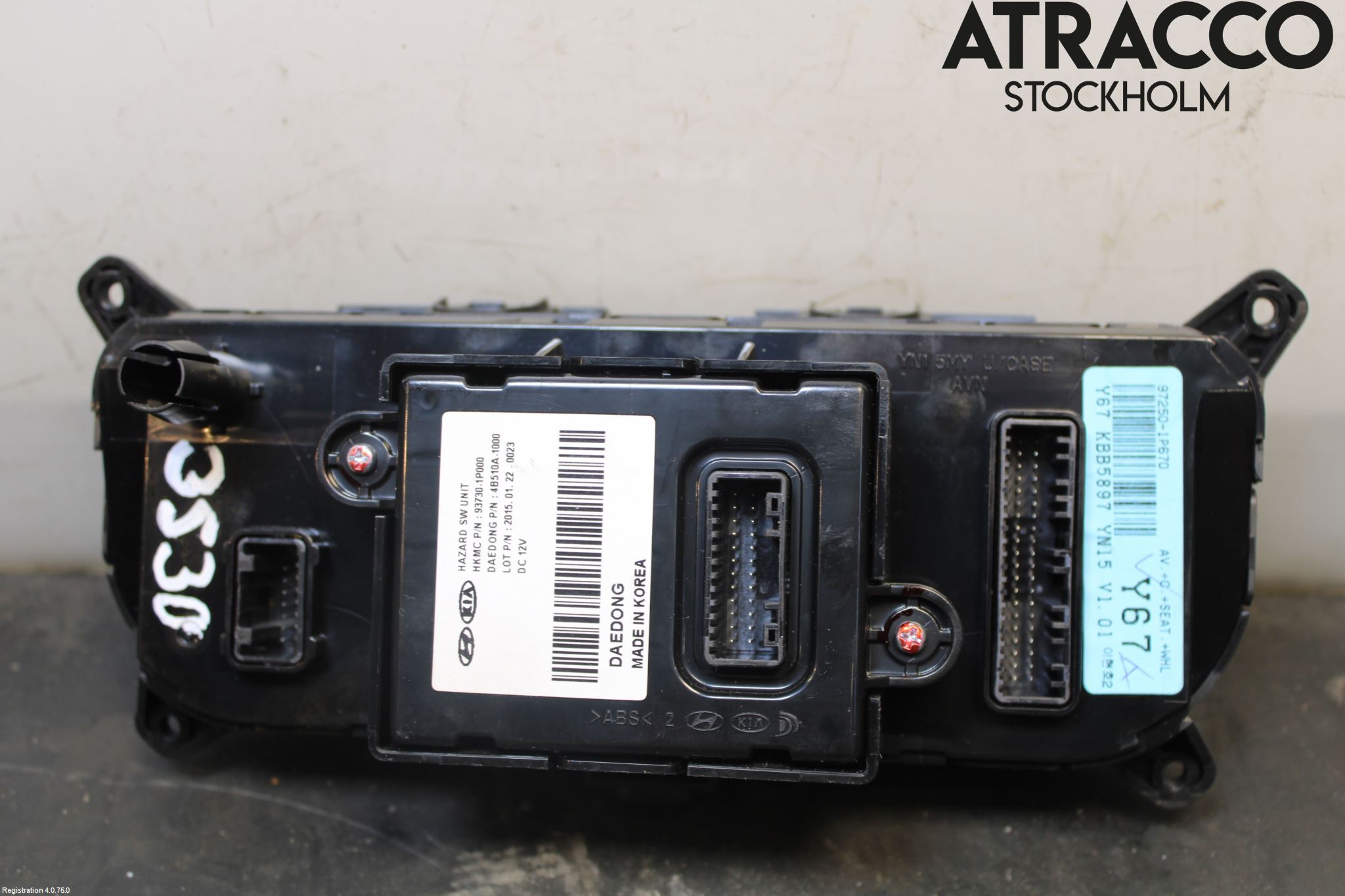 Kia VENGA 10-19 Varme Ac Betjening-Display