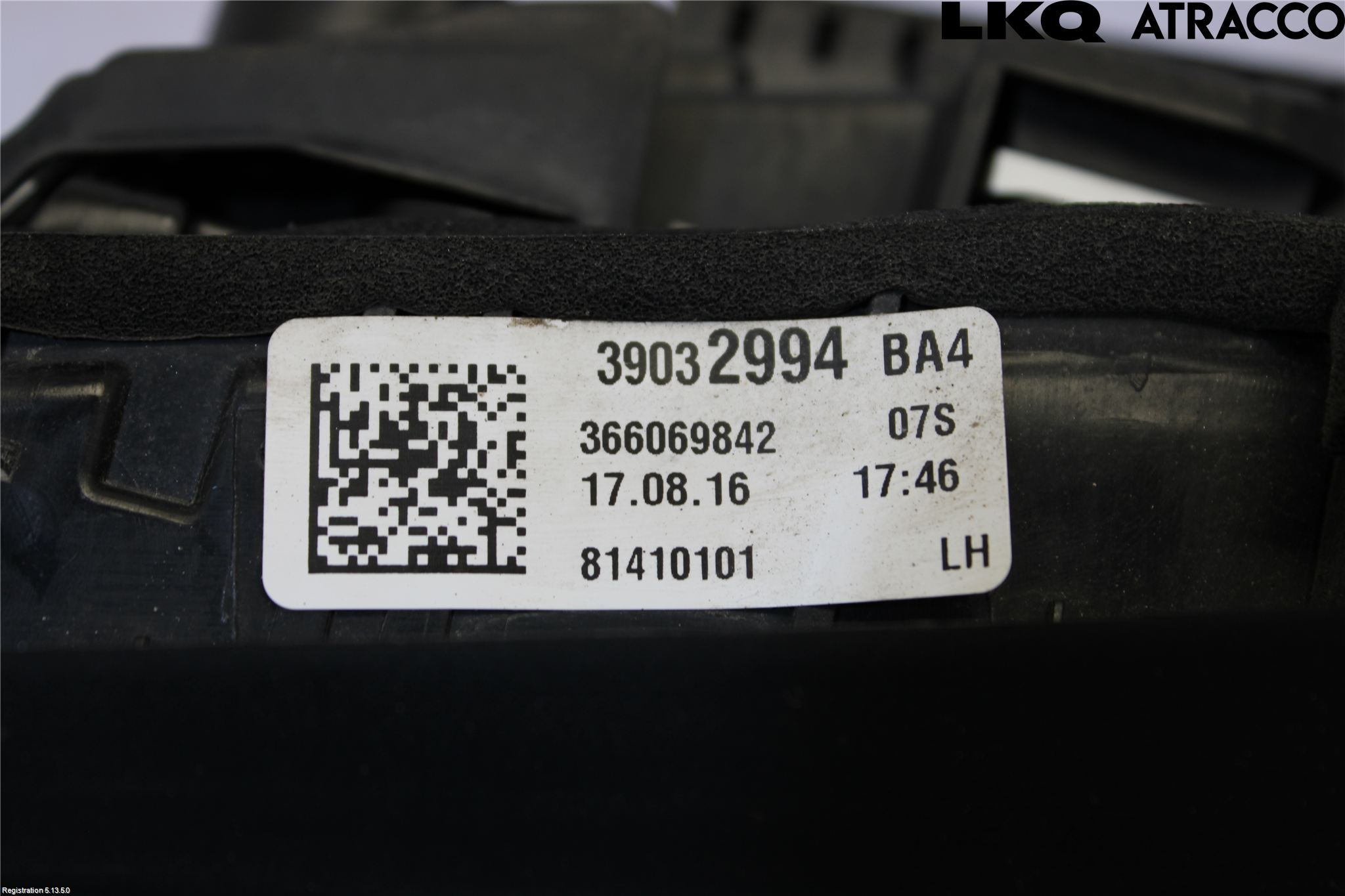 Opel ASTRA K 16-22 Baklykt Venstre  På Luke(Indre