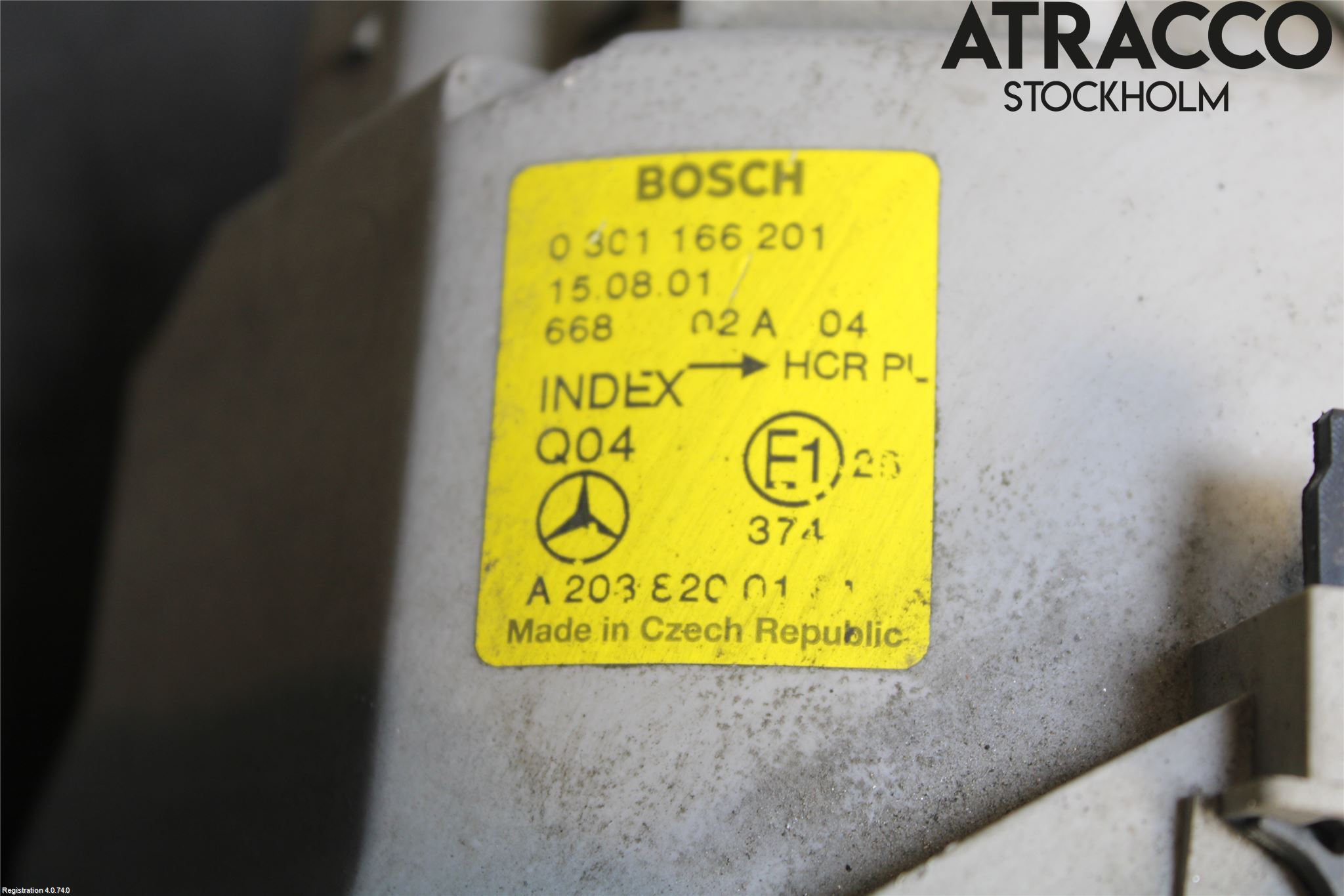 Mercedes-Benz MB C (203) 00-07 Frontlykt Venstre