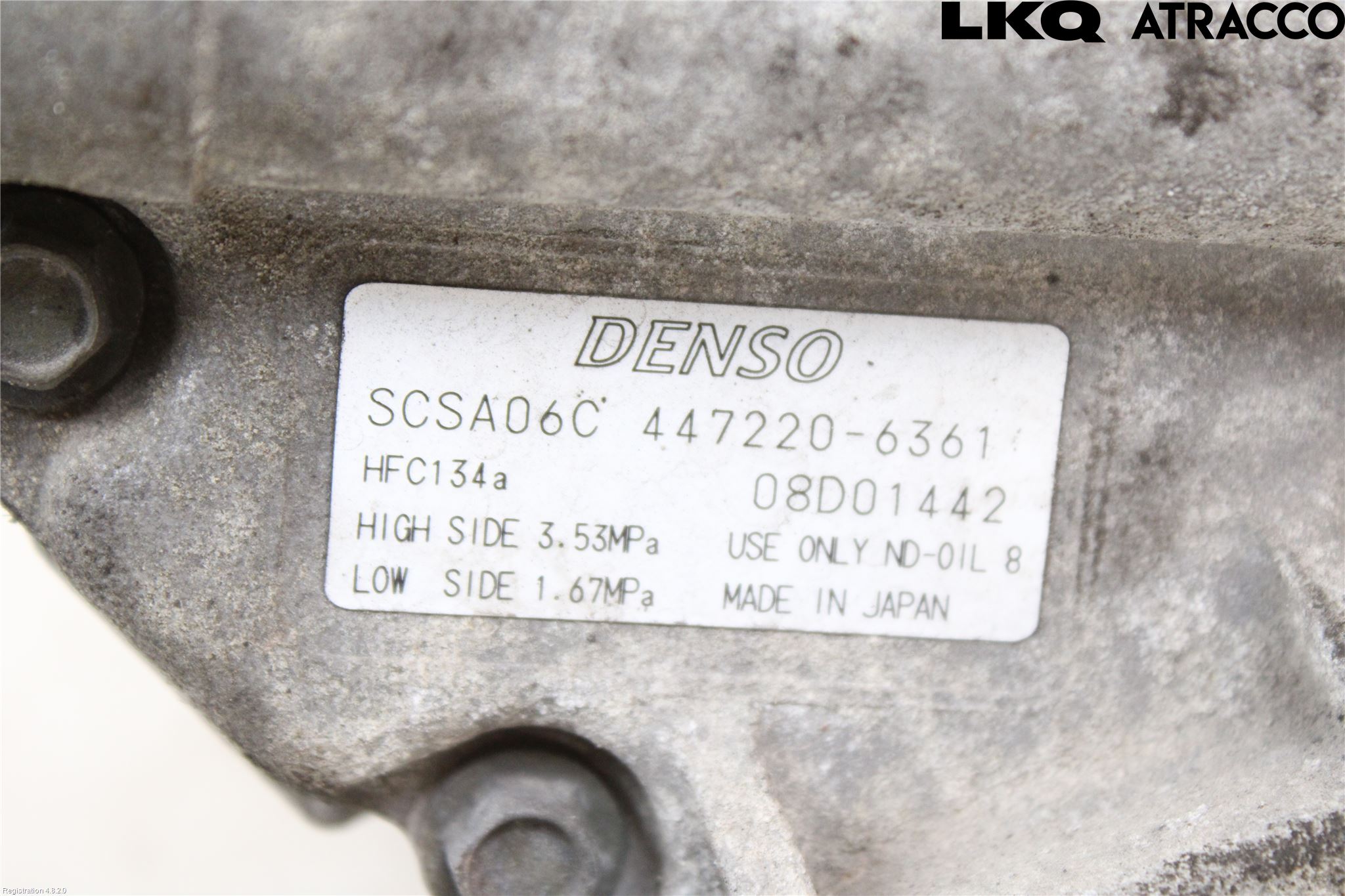 Toyota COROLLA 02-07 Varme Ac Kompressor