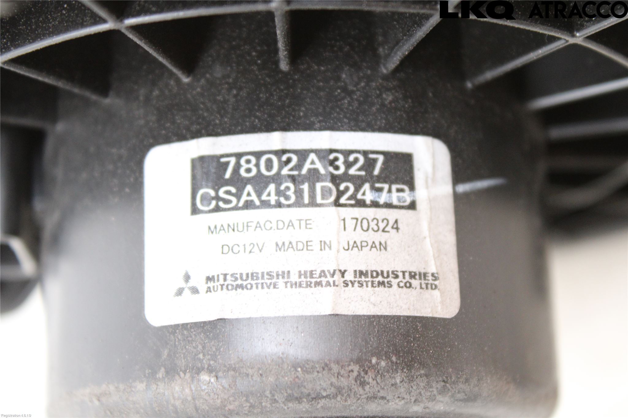 Mitsubishi OUTLANDER 13-21 Varmeapparat Viftemotor