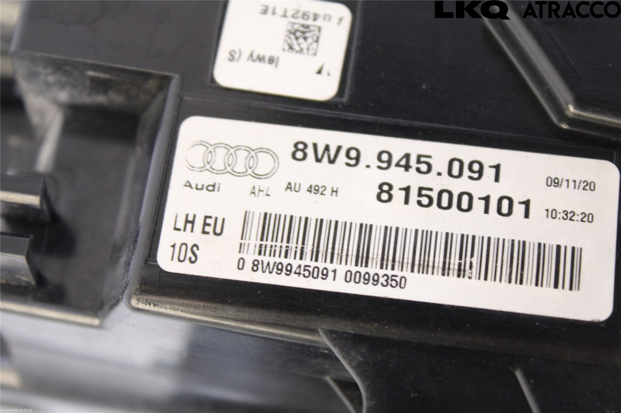 Audi A4/S4 B9 16-19 Baklykt Venstre