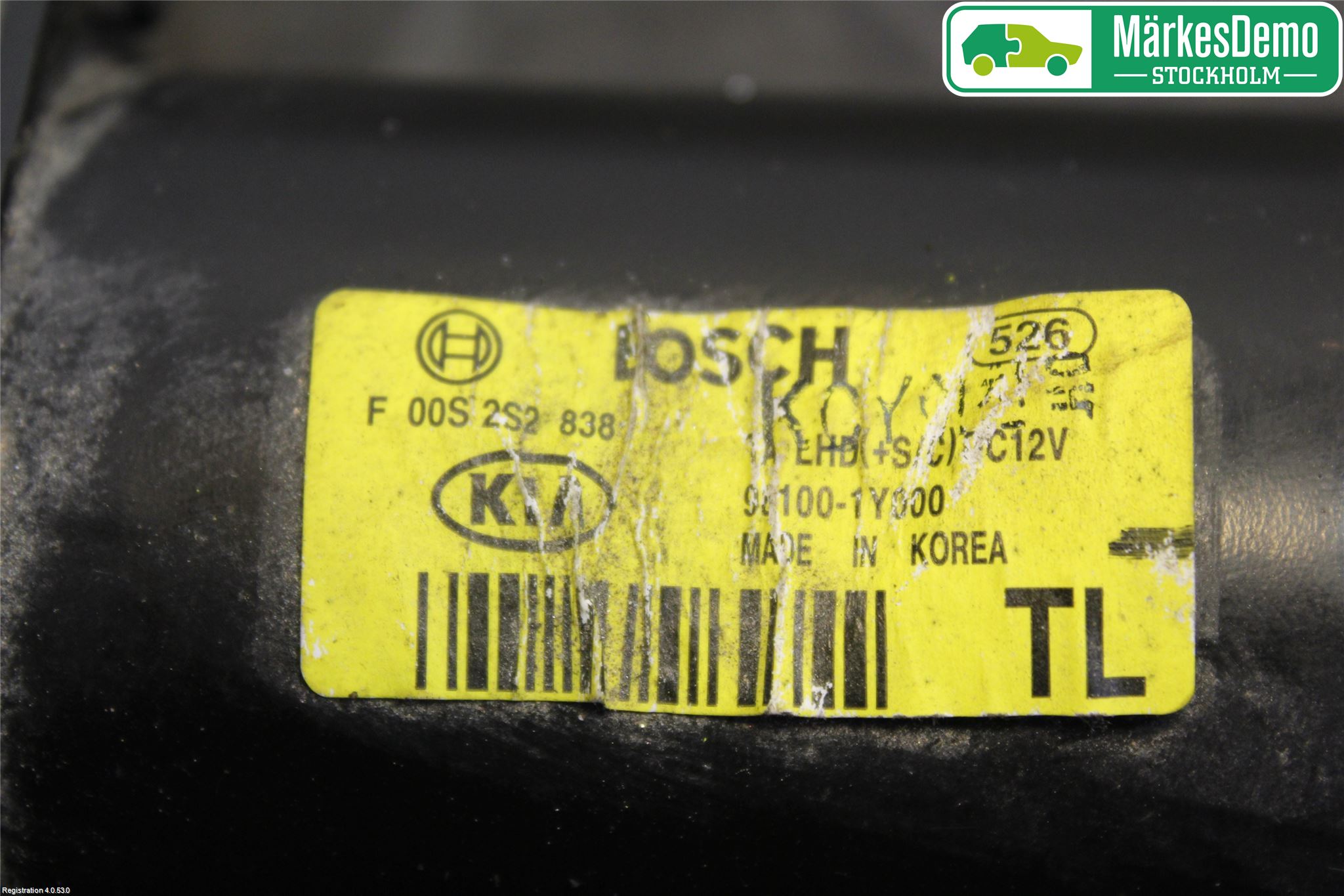 Kia PICANTO 12-17 Viskermotor Frontrute