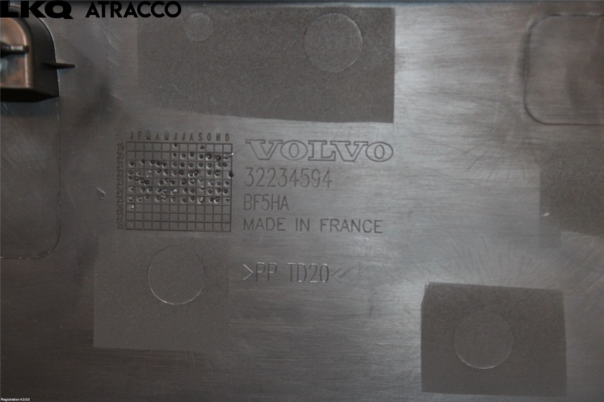 Volvo EX40 25- Frontplate Øvre