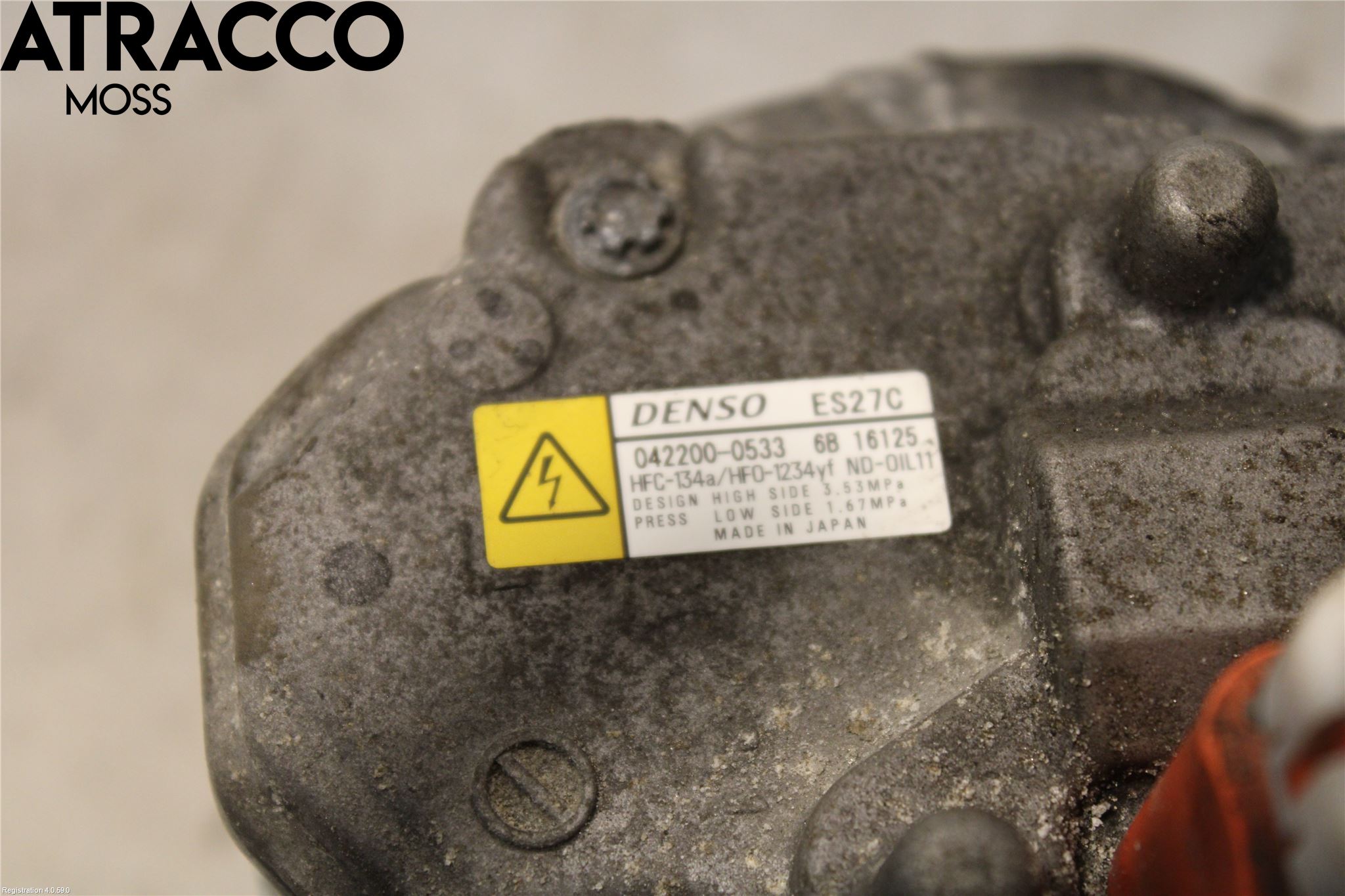 Lexus NX 300h 15-21 Varme Ac Kompressor