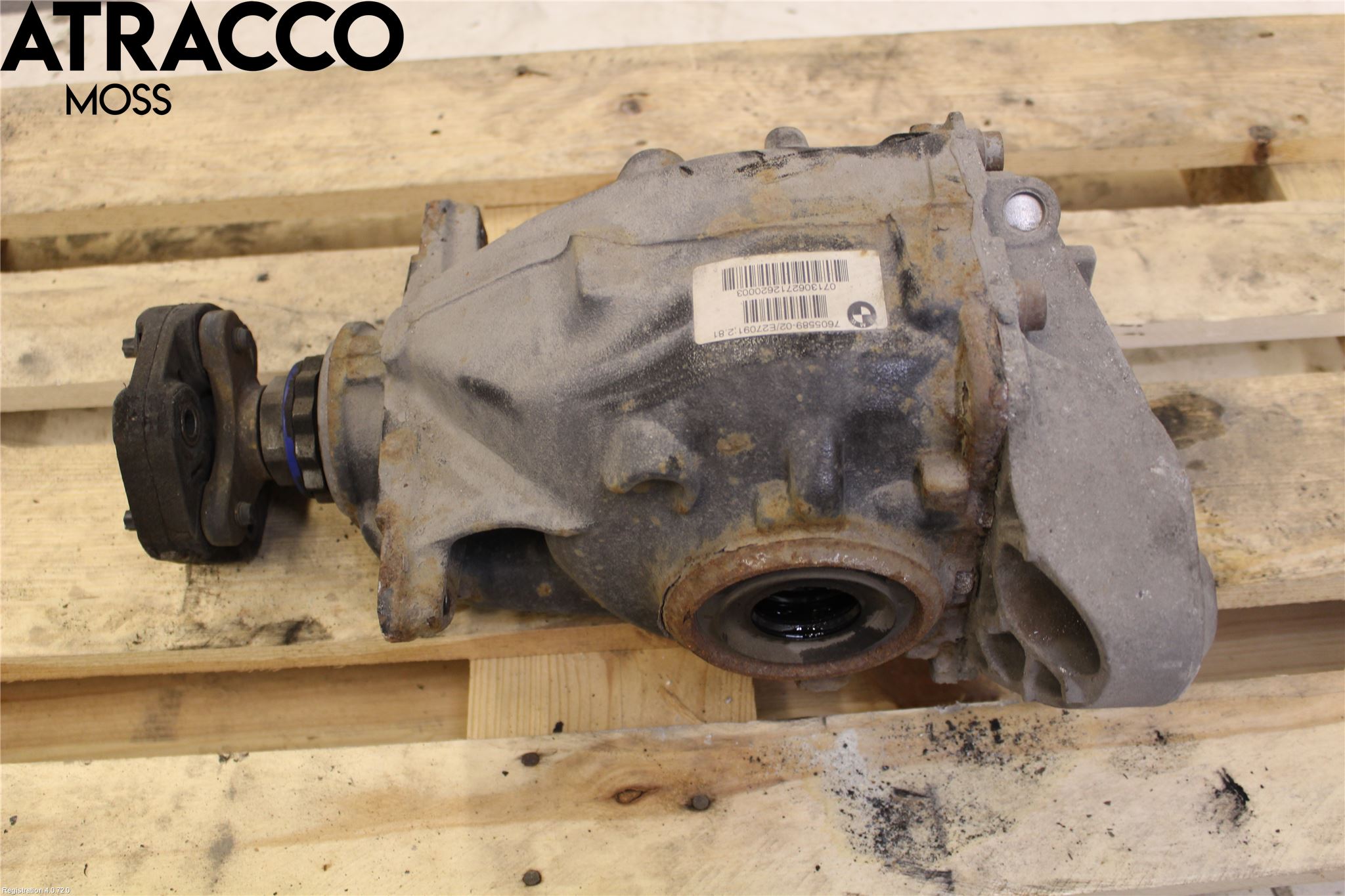 BMW 3 GT F34 13-19 Bakaksel Kardang Bak -Diff