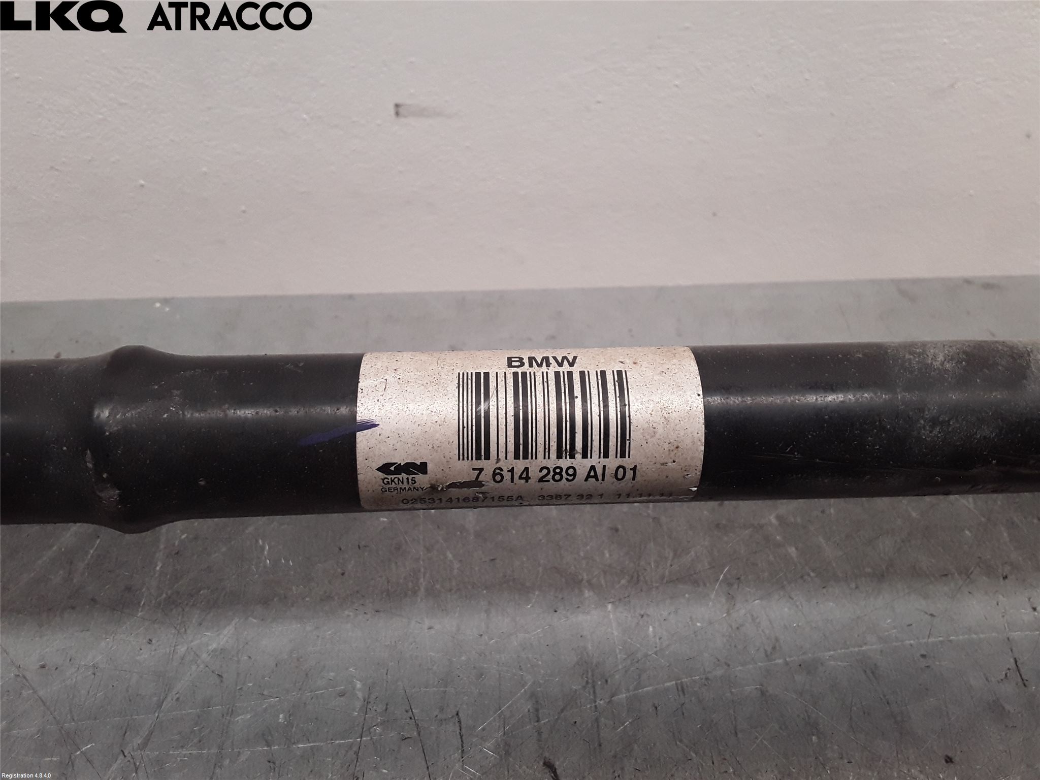 BMW 5 F10/F11/F18 09-17 Drivaksel Bak Kompl Venstre