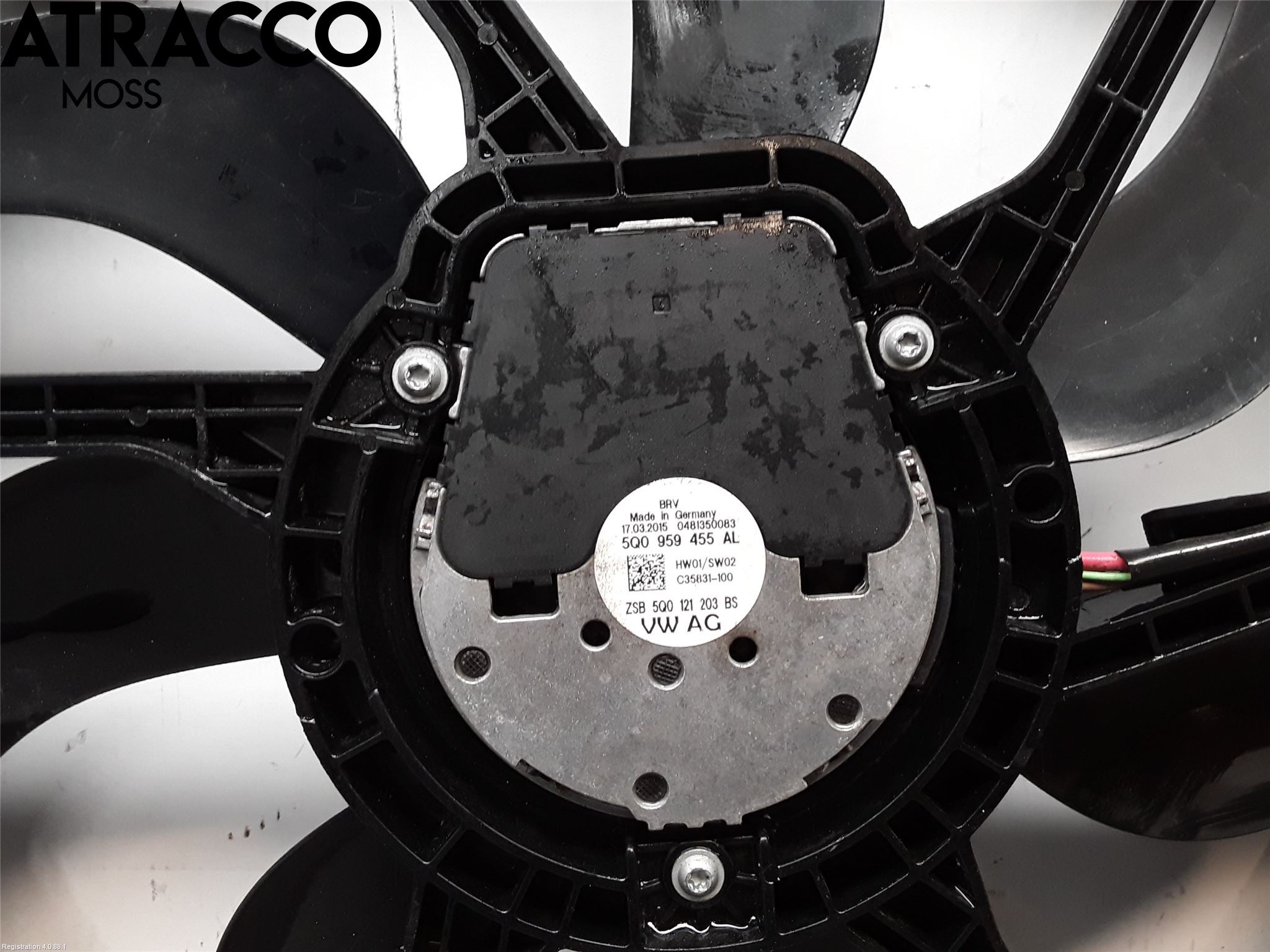 Volkswagen VW GOLF PLUS/CROSS GOLF 04-14 Kjølevifte Elektrisk