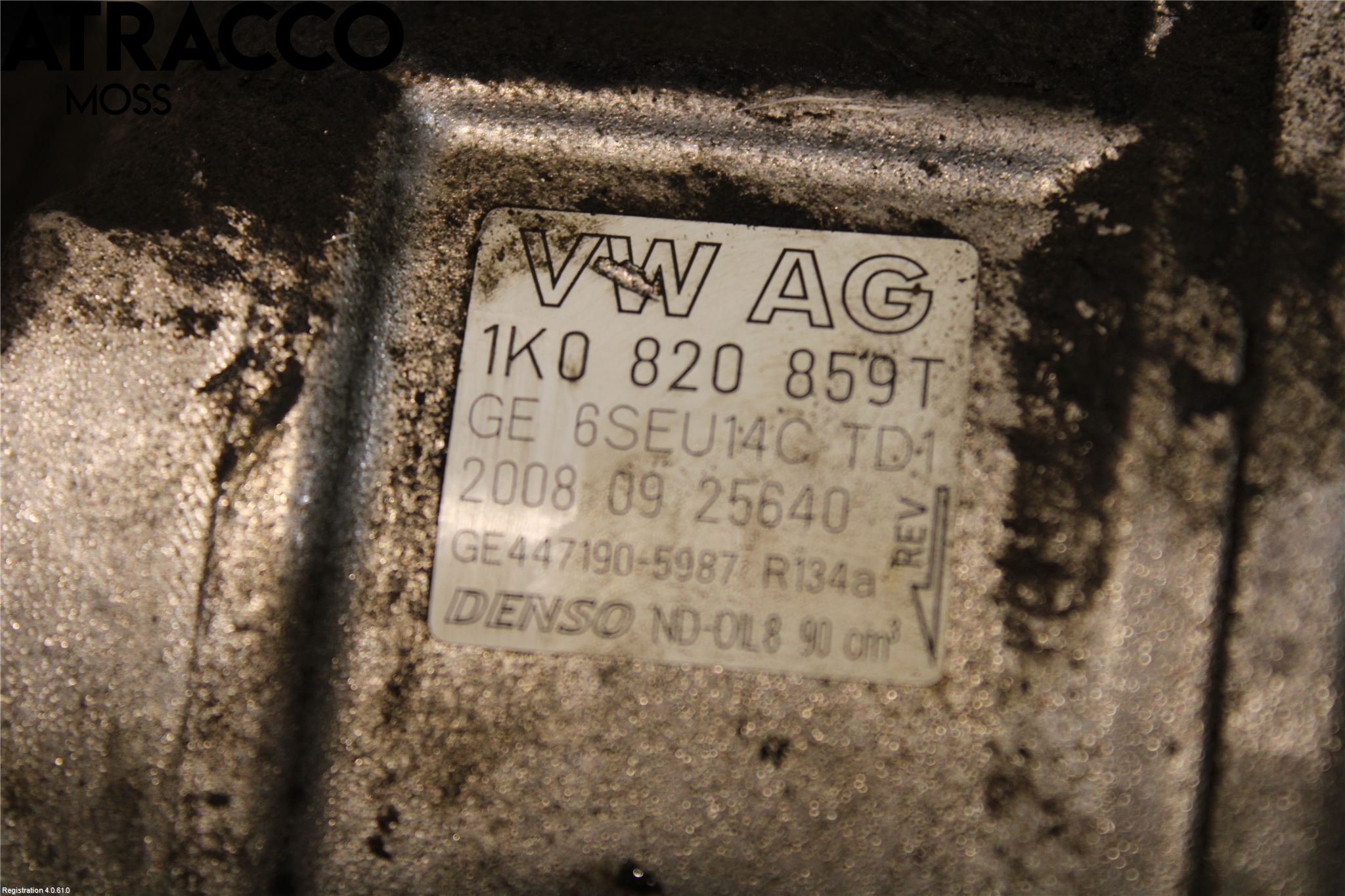 Audi A3/S3 05-13 Varme Ac Kompressor