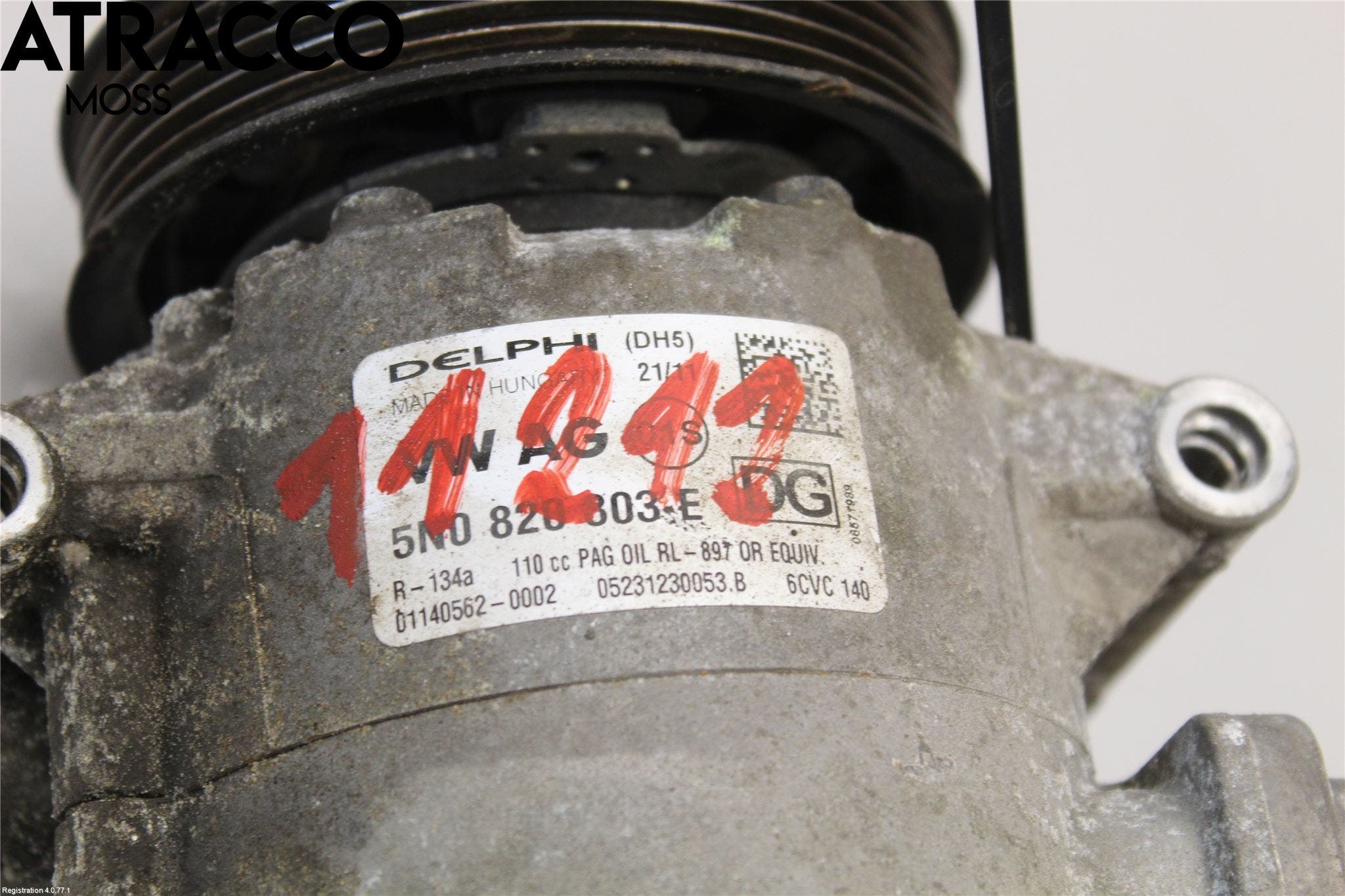 Volkswagen VW PASSAT CC 08-16 Varme Ac Kompressor