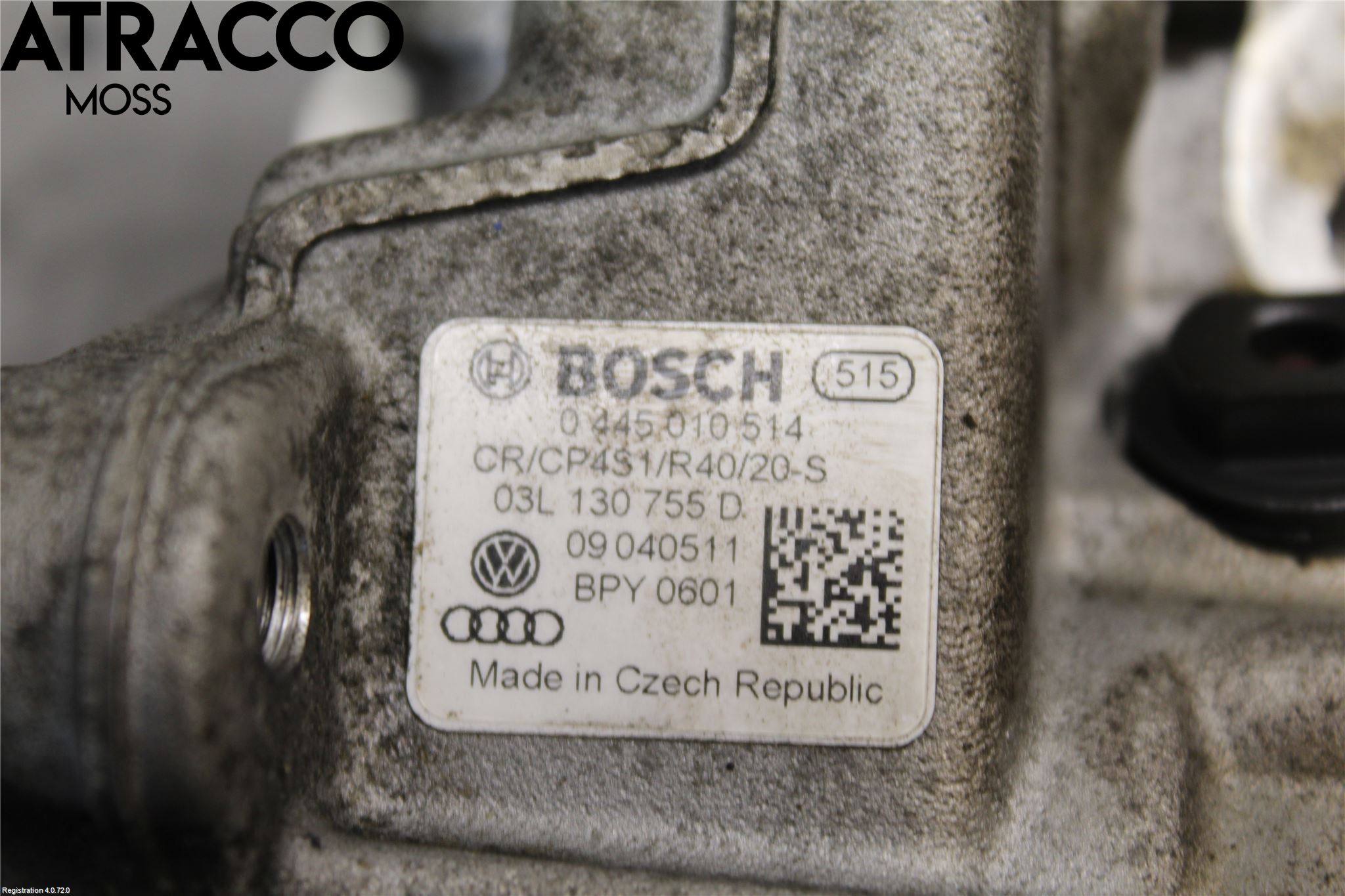 Volkswagen VW GOLF VI 09-13 Drivstoff Dieselpumpe Hoved