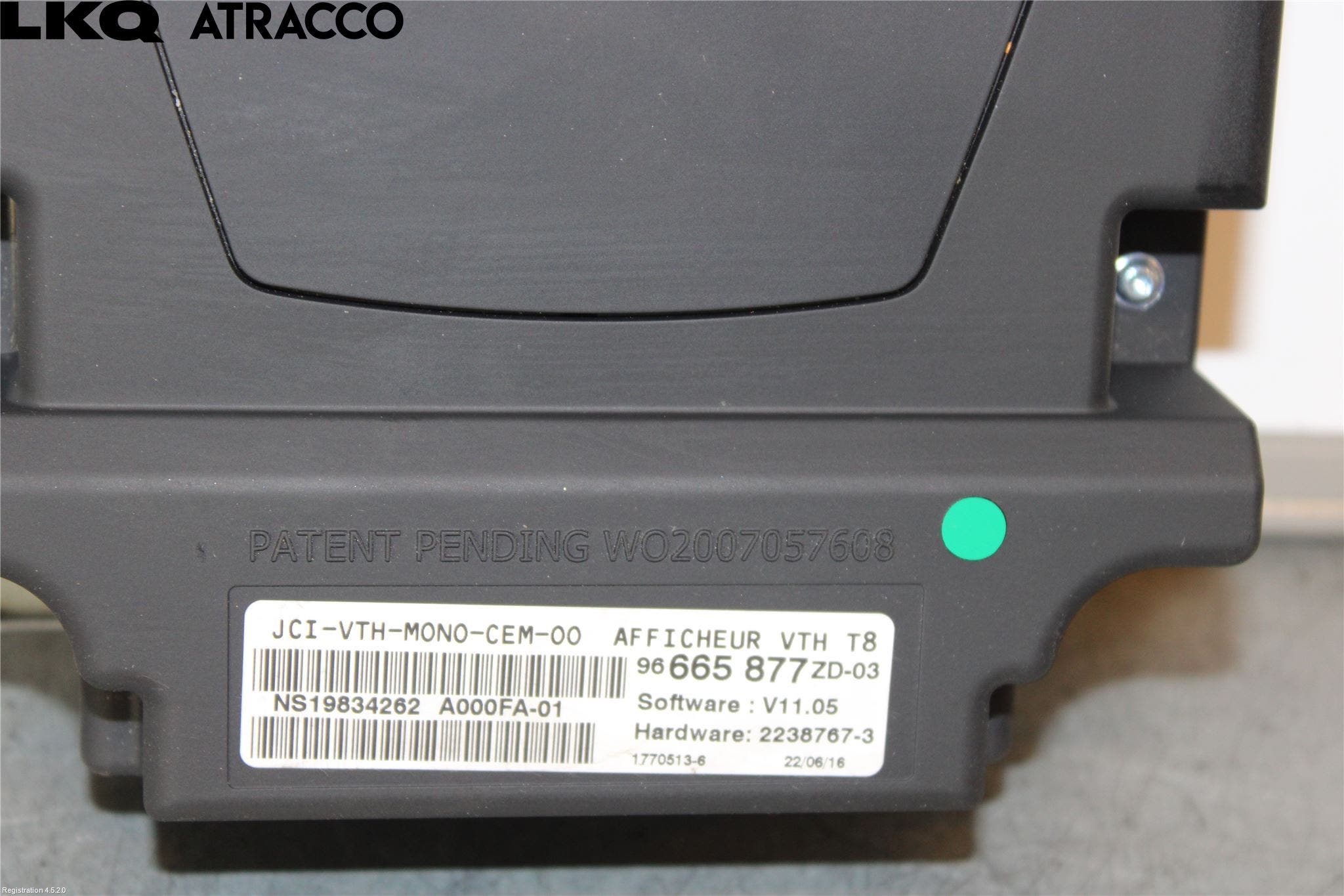 Peugeot 3008 09-16 Kjørecomputer