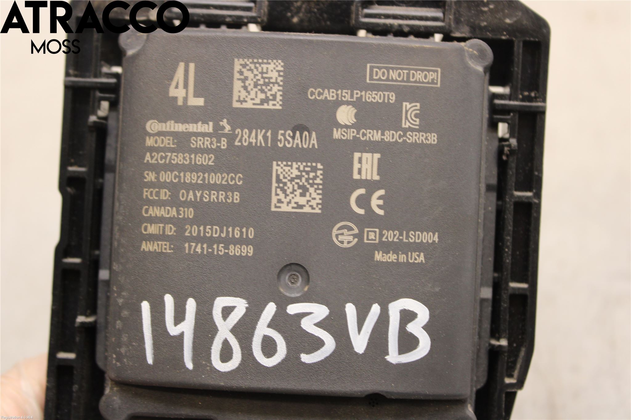 Nissan LEAF 18- Sensor Kollisjonsbeskyttelse