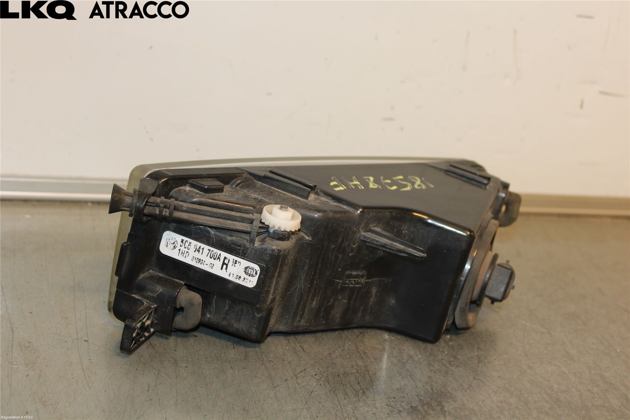 Volkswagen VW BEETLE 12- Frontlykt-Kurve-Tåkelys