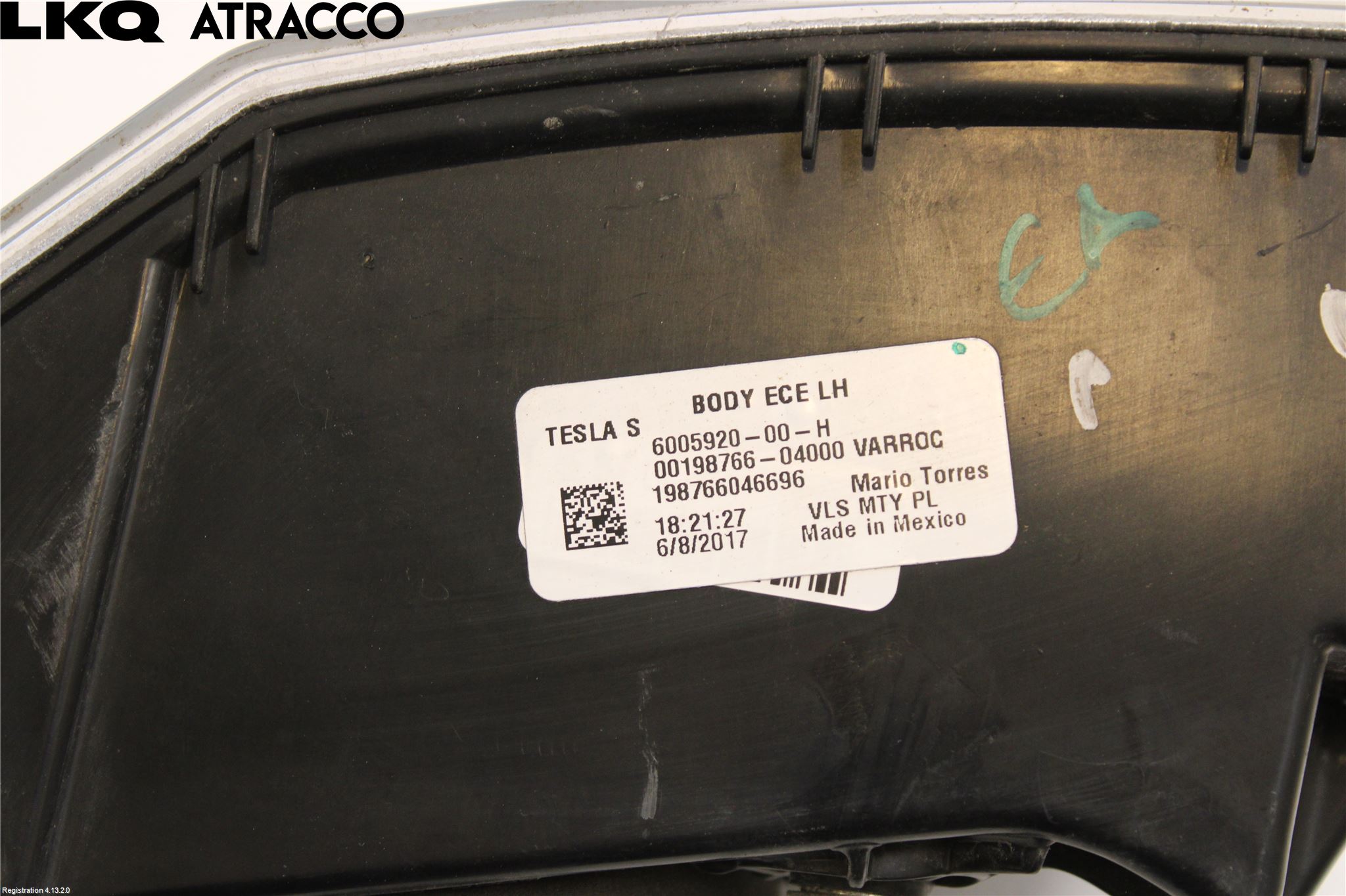 Tesla MODEL S 13- Baklykt Venstre