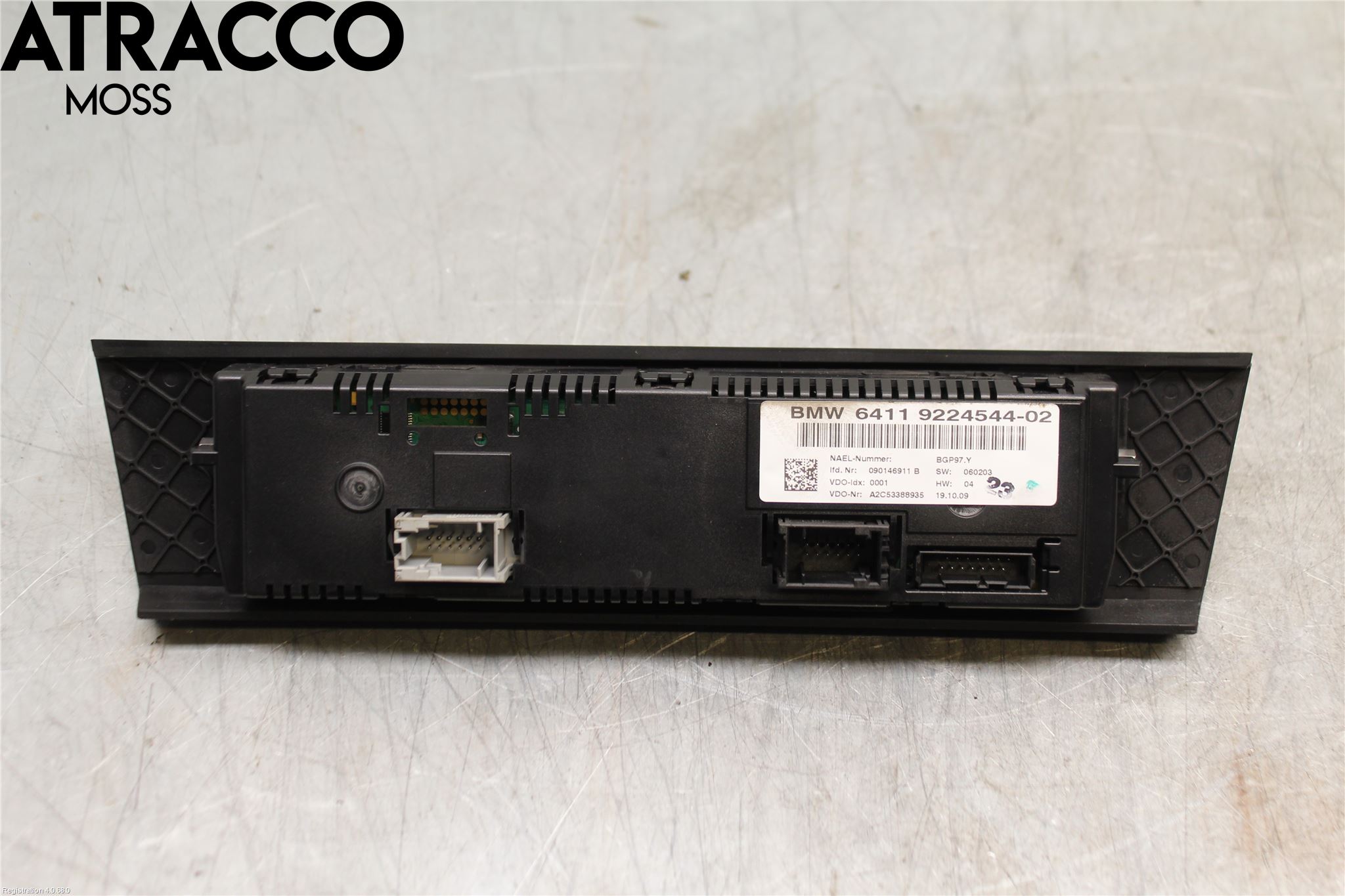 BMW 3 E90/91 SED/TOU 05-12 Varme Ac Betjening-Display