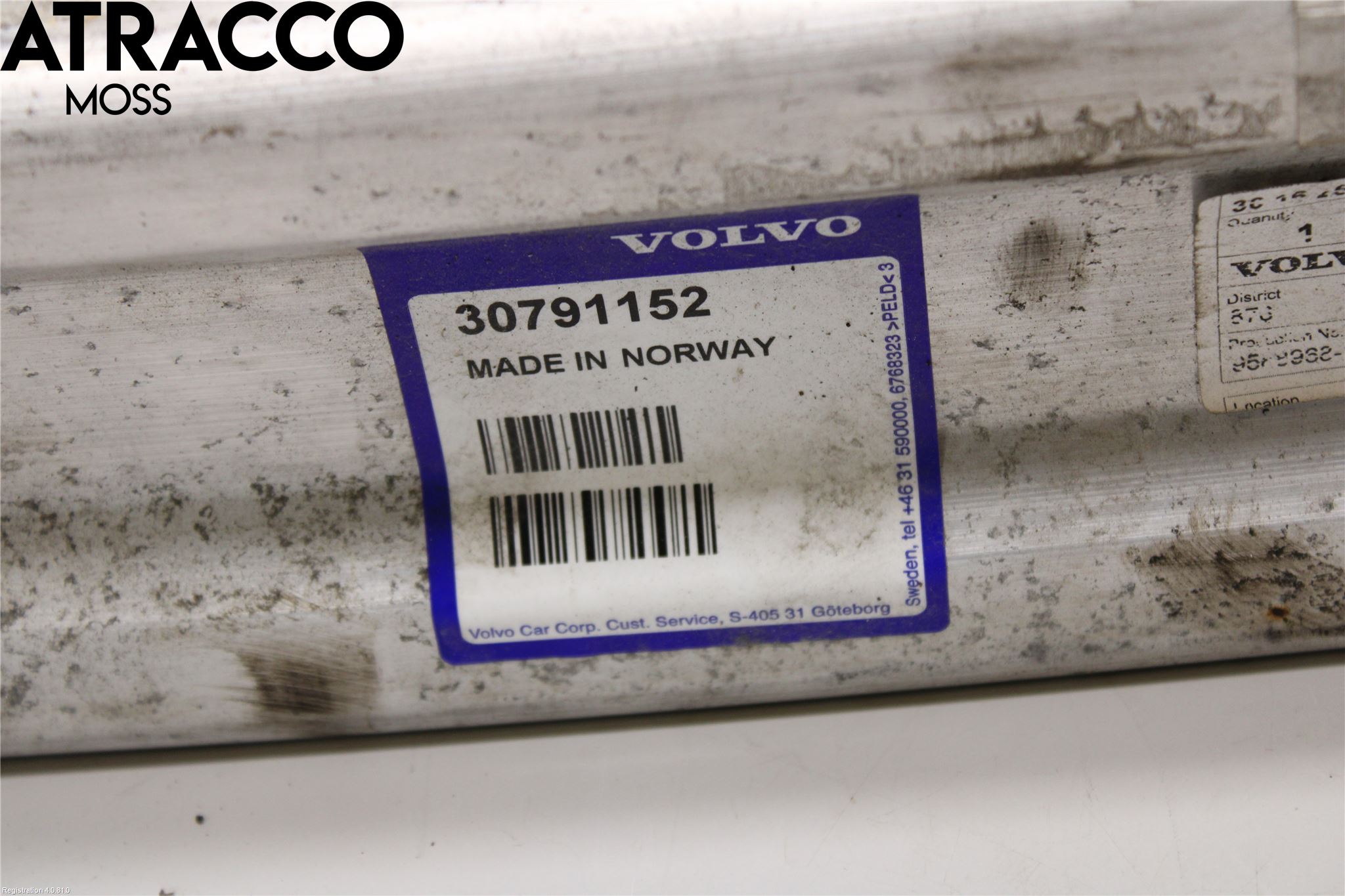 Volvo V70 08-13 Støtfanger Foran Bjelke