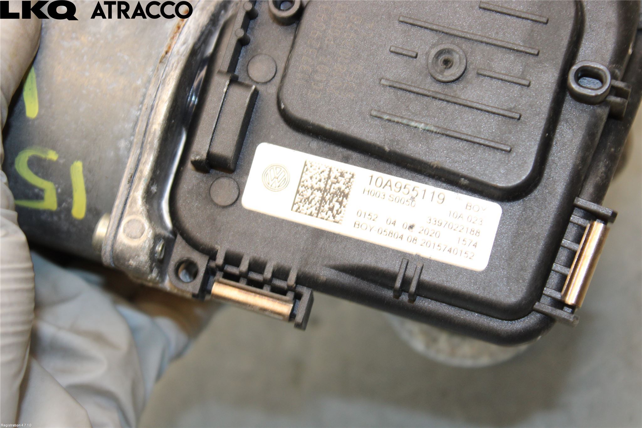 Volkswagen VW ID.3 21- Viskermotor Frontrute