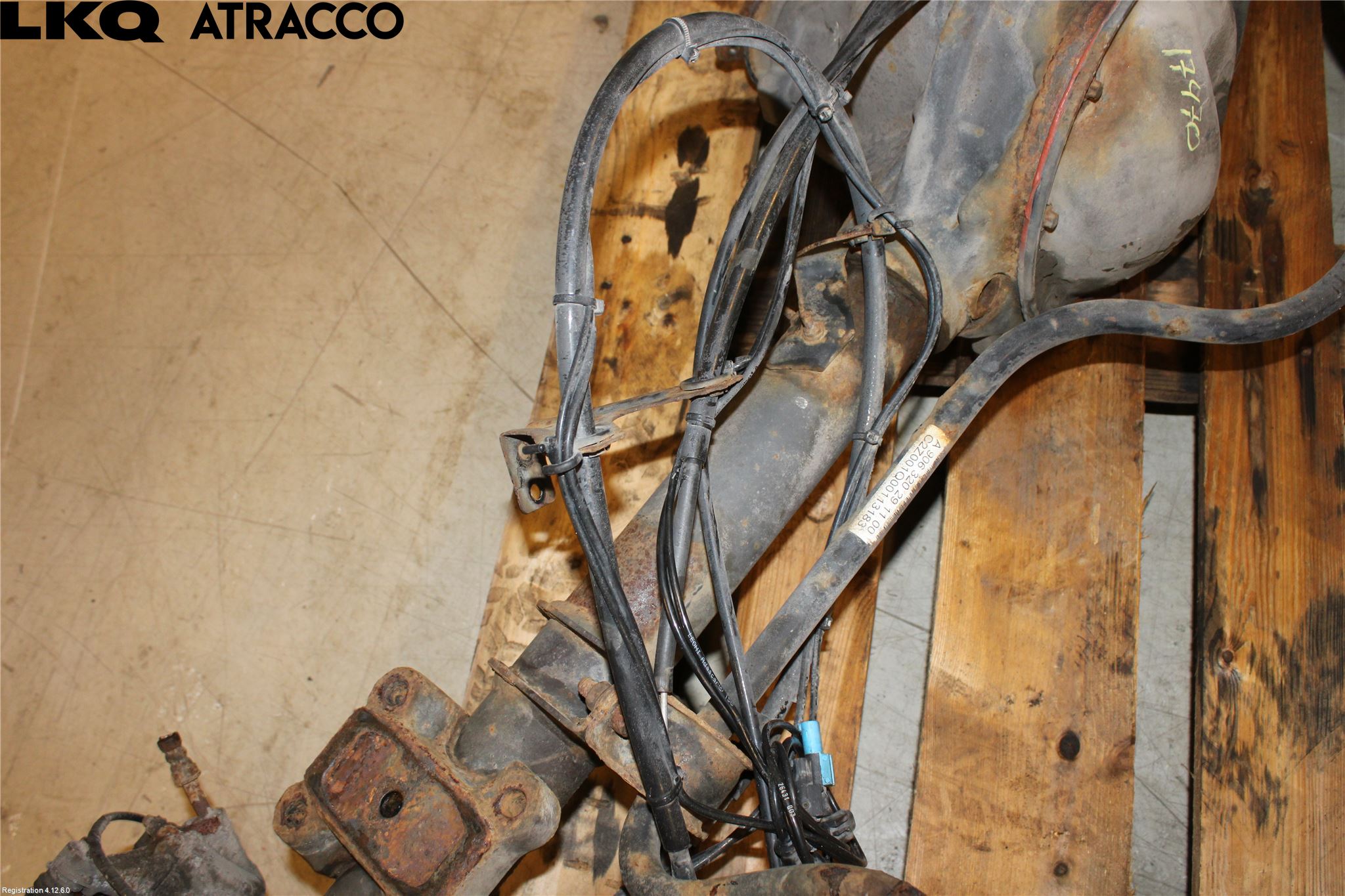 Volkswagen VW CRAFTER 06-16 Bakaksel Kardang Bak -Diff